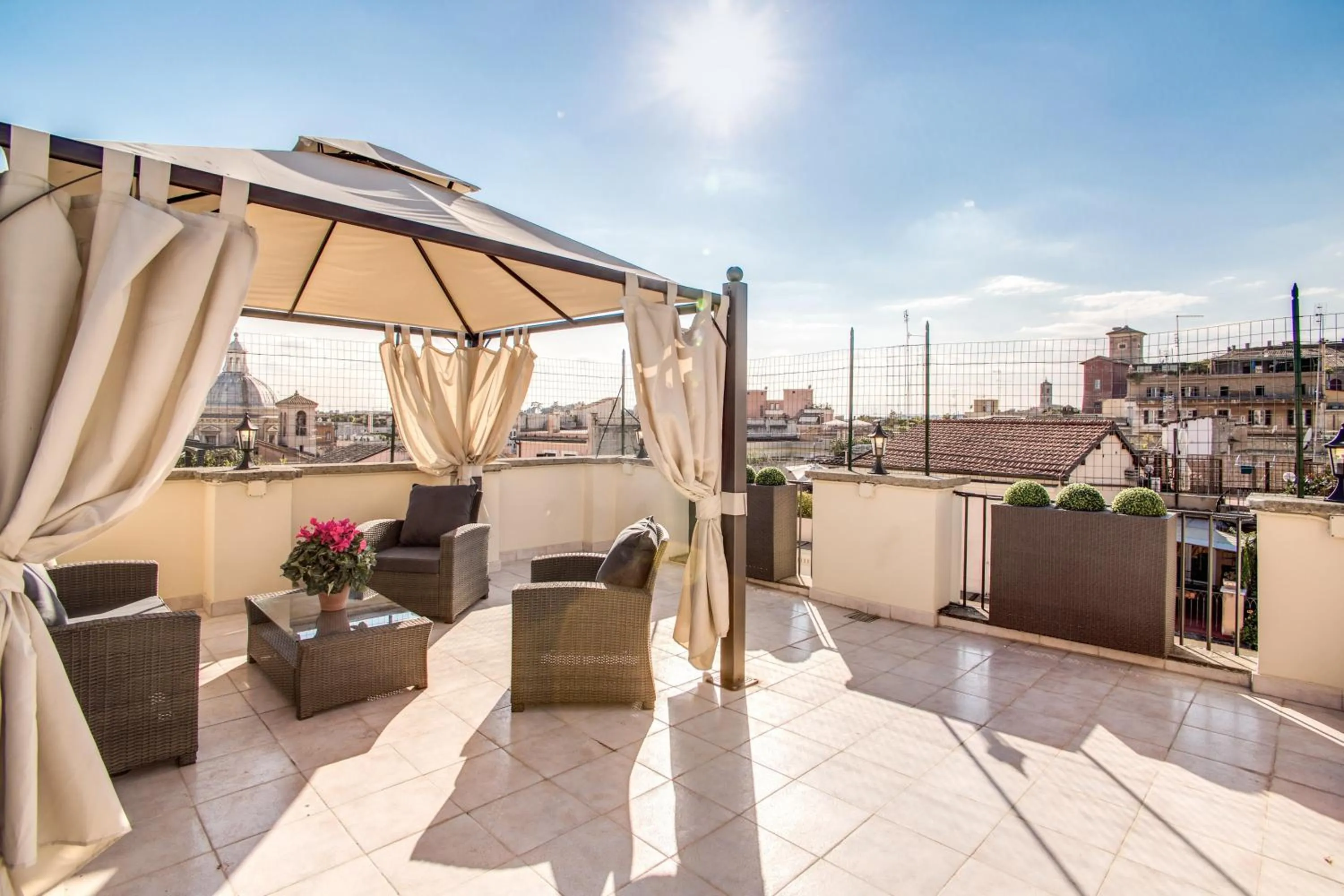 Balcony/Terrace in Hotel Anfiteatro Flavio