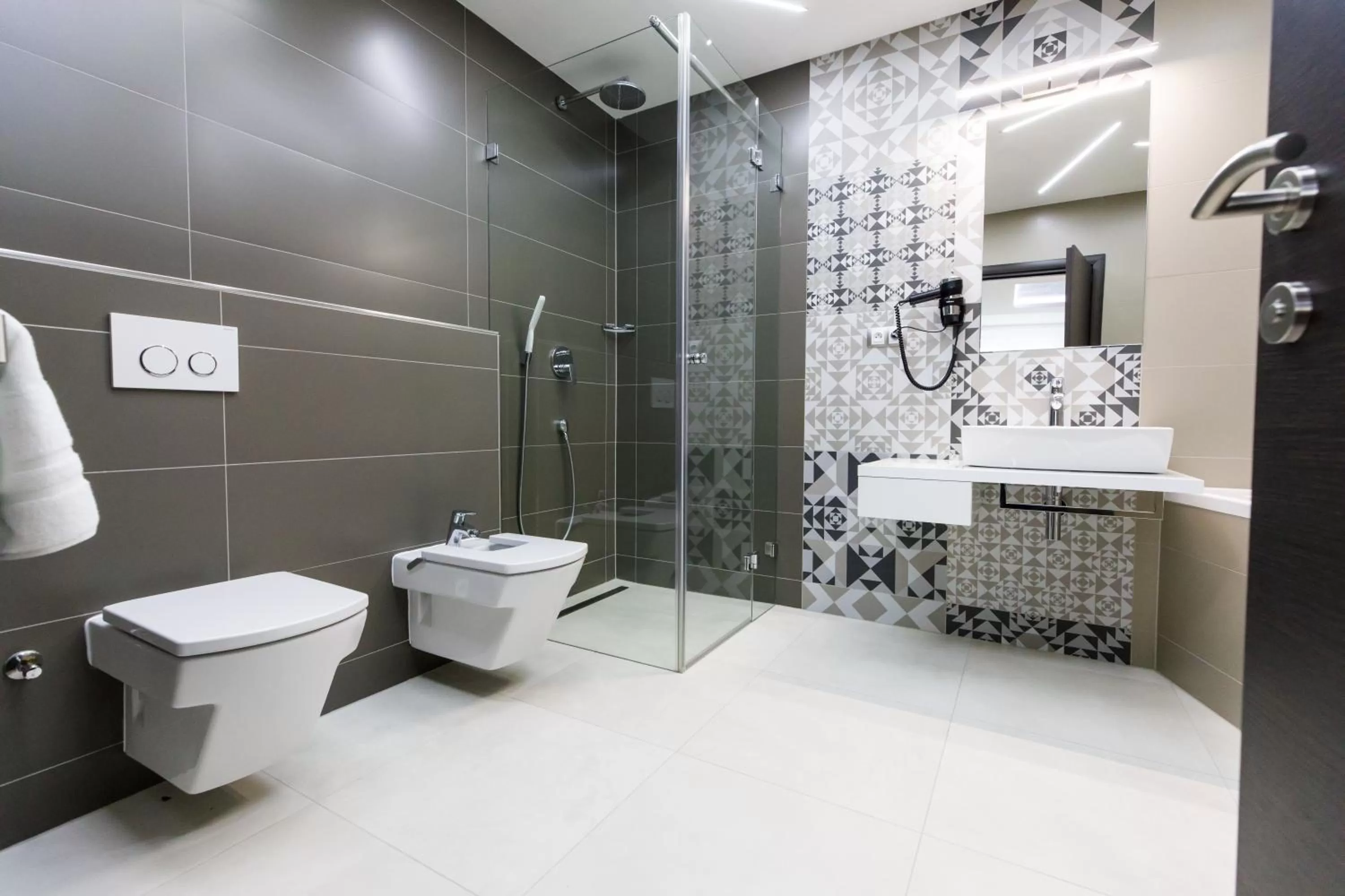 Bathroom in Hotel U Kostela