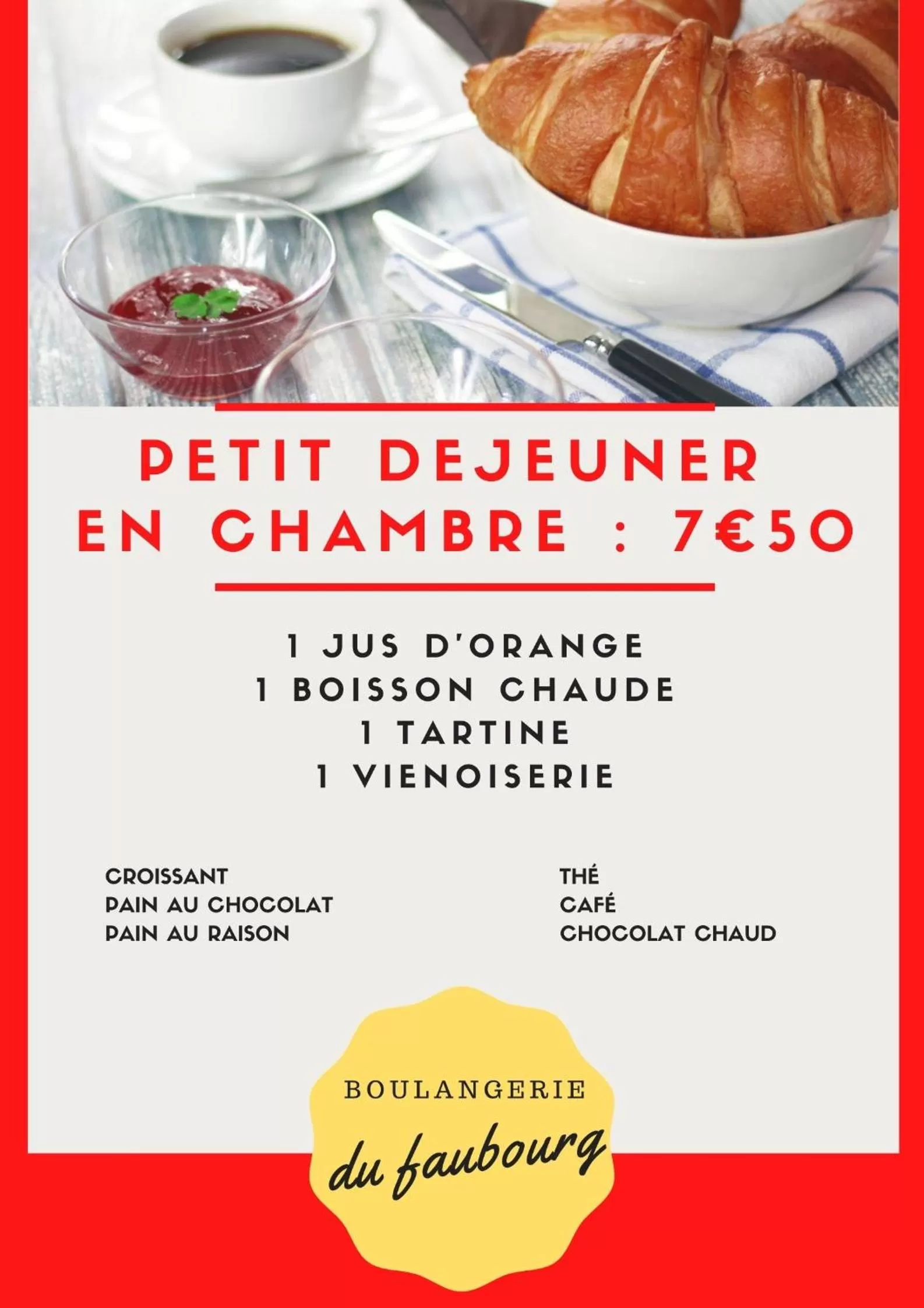 Breakfast in Hôtel de Bordeaux