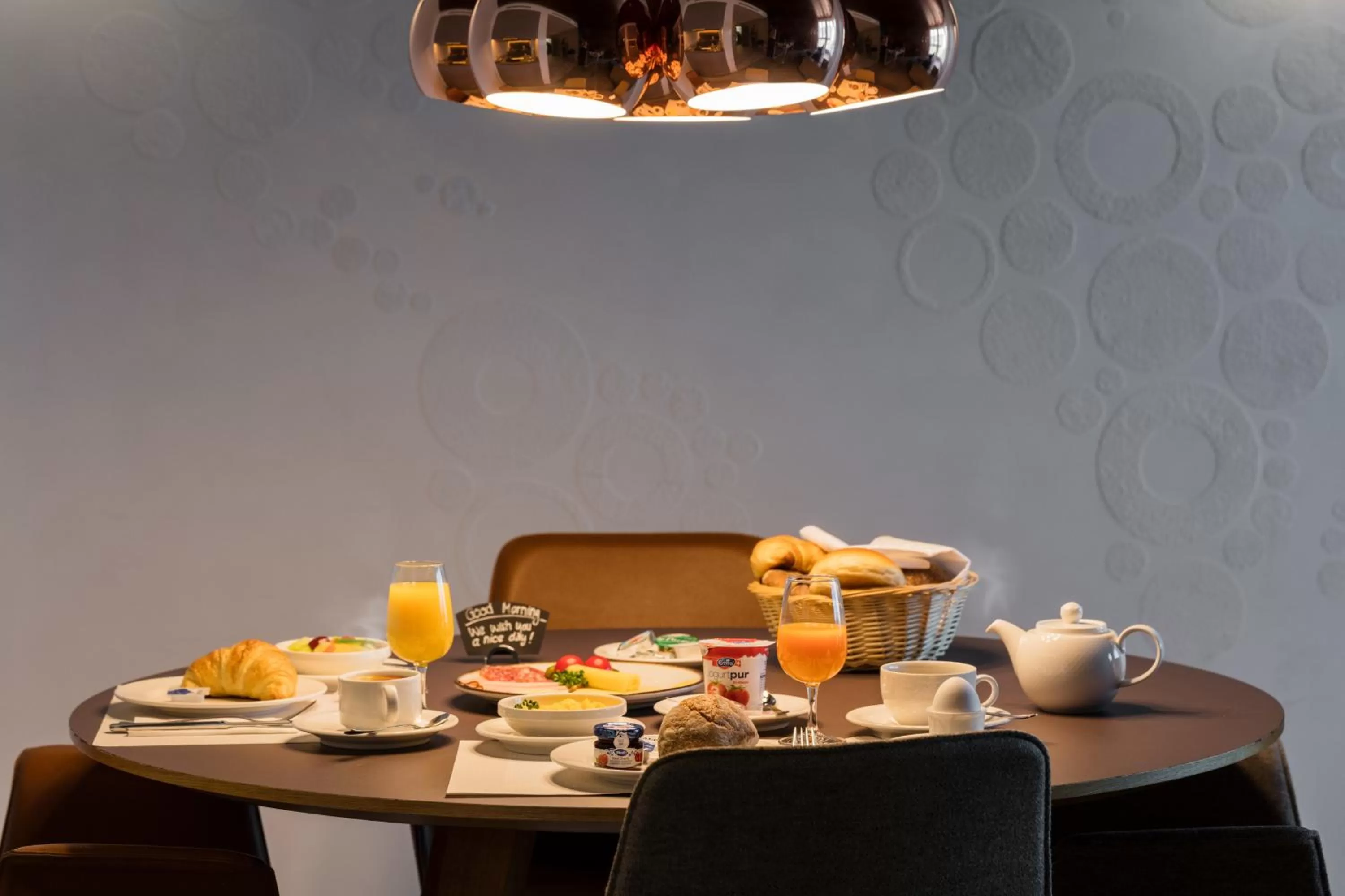 Continental breakfast in EMA House Hotel Suites