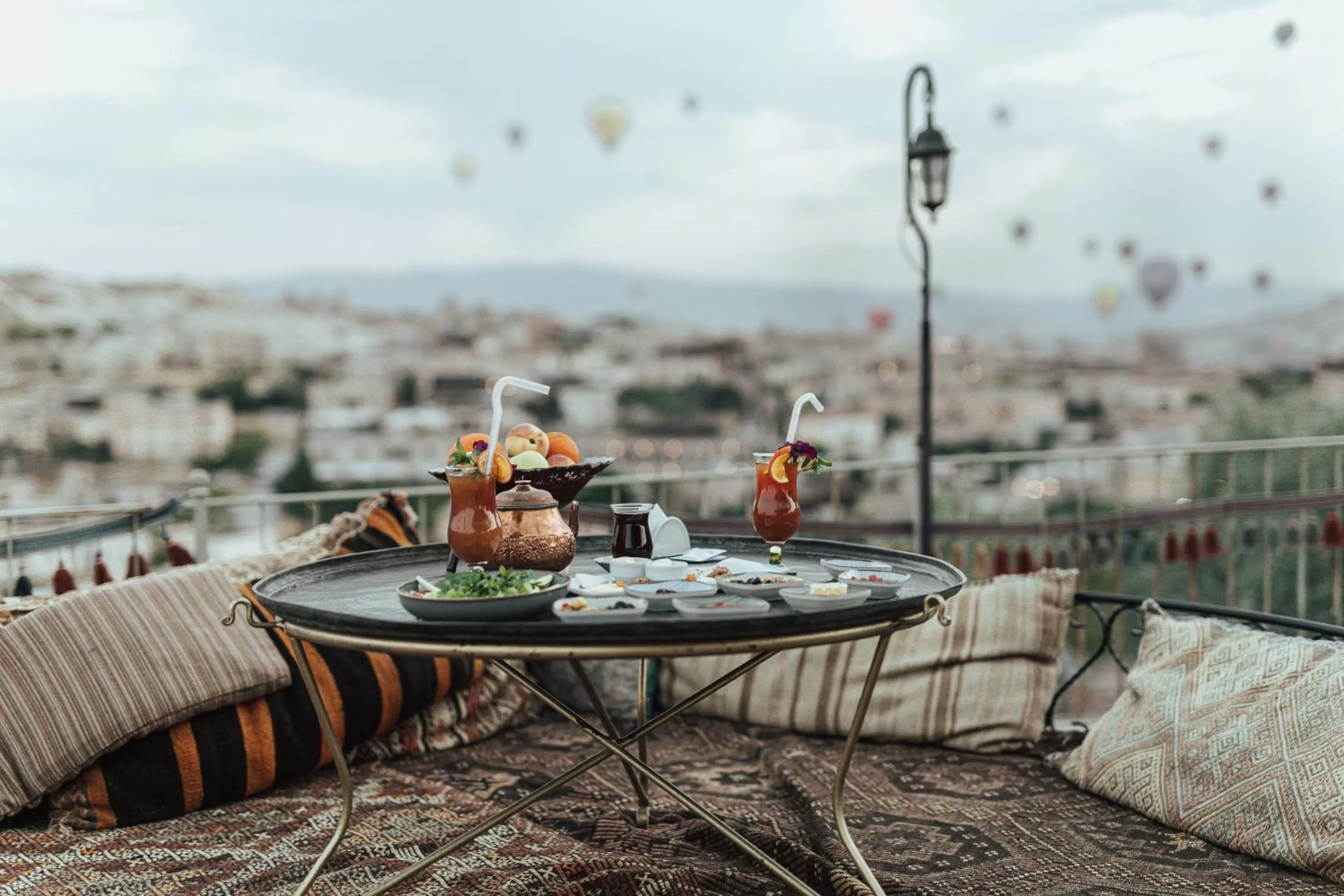 Breakfast in Şah Saray Cave Suites Halal Hotel