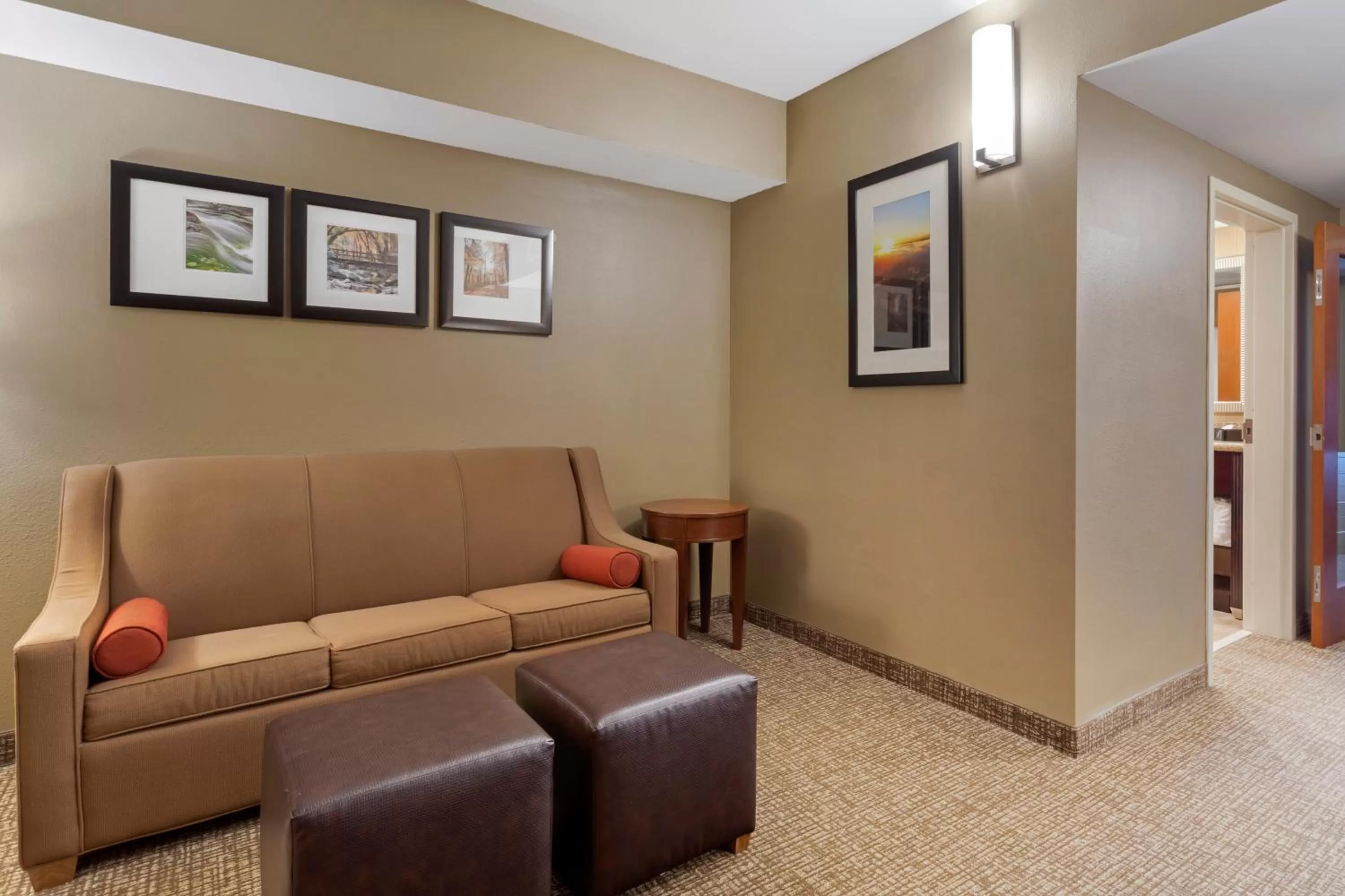 Living room in Comfort Suites Knoxville North