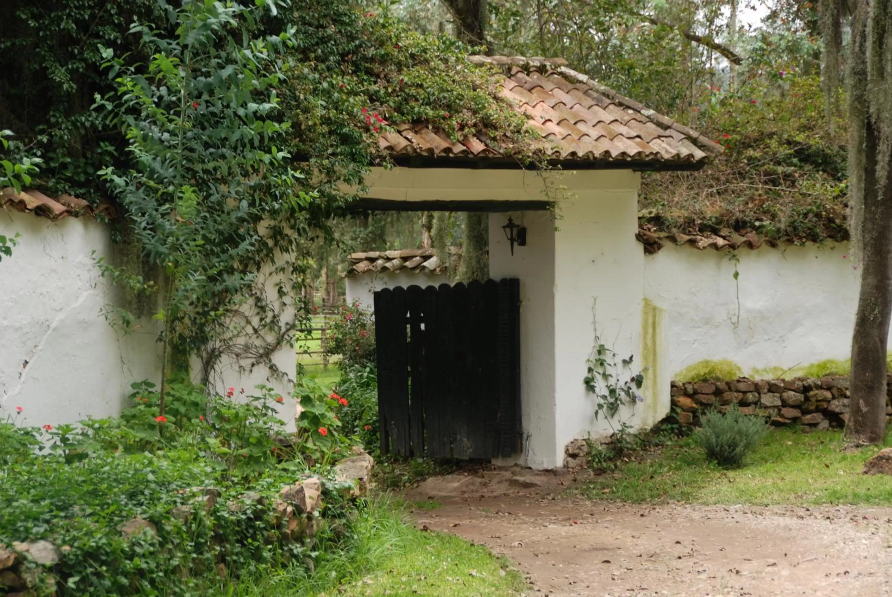 Lobby or reception, Property Building in Hotel Hacienda Suescún