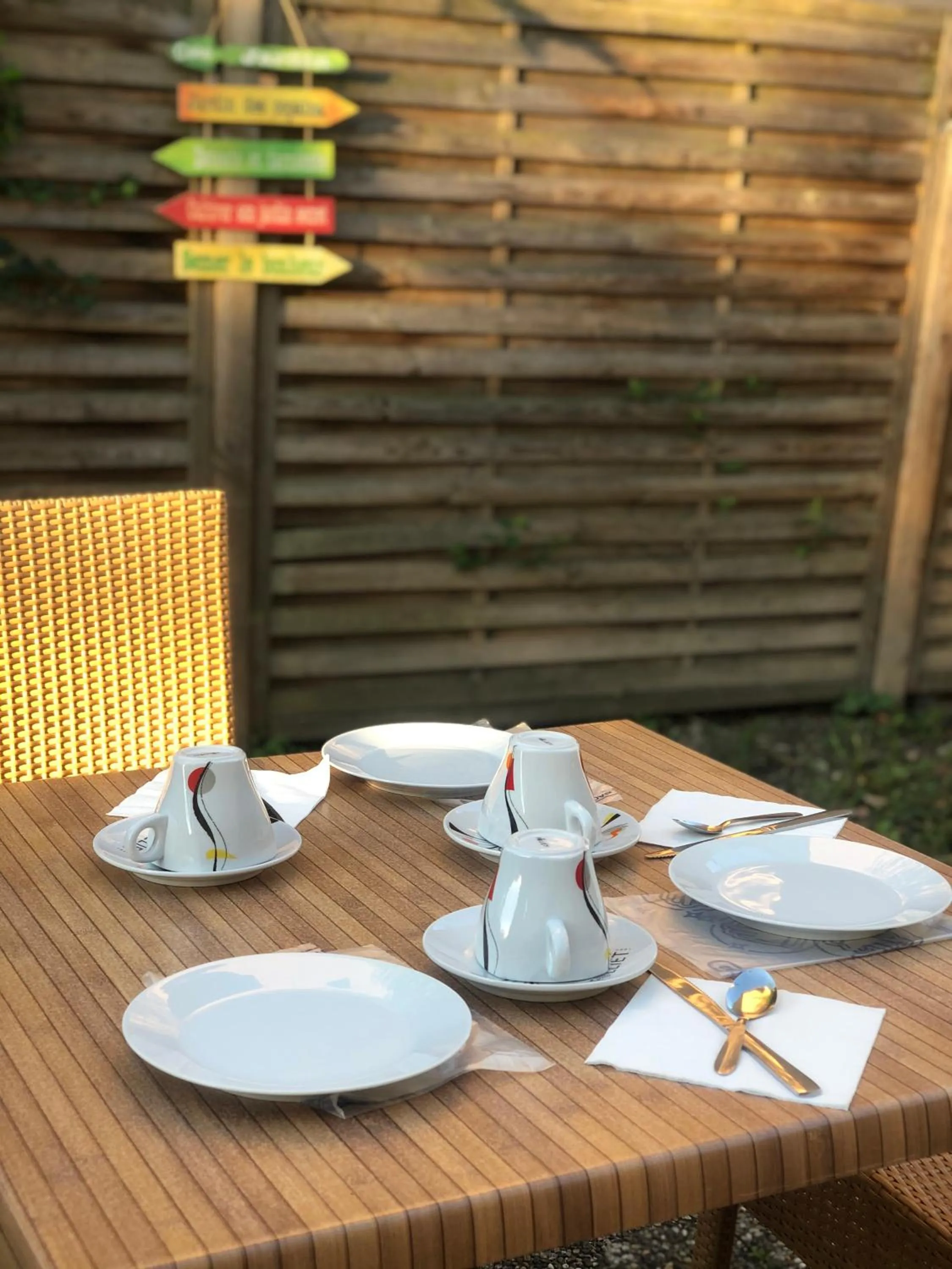 Patio in Hotel Arc-En-Ciel Colmar Contact Hotel