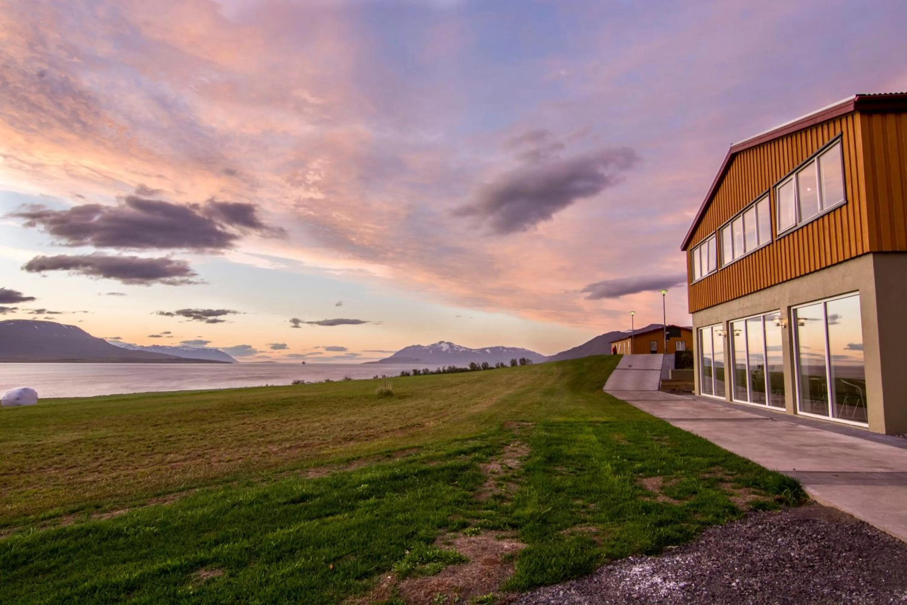 Sunset in Hotel Natur Akureyri