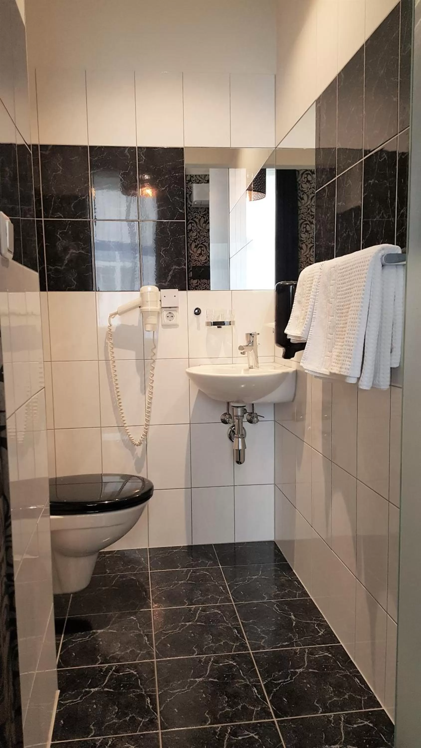 Shower in Hotel Goldene Spinne