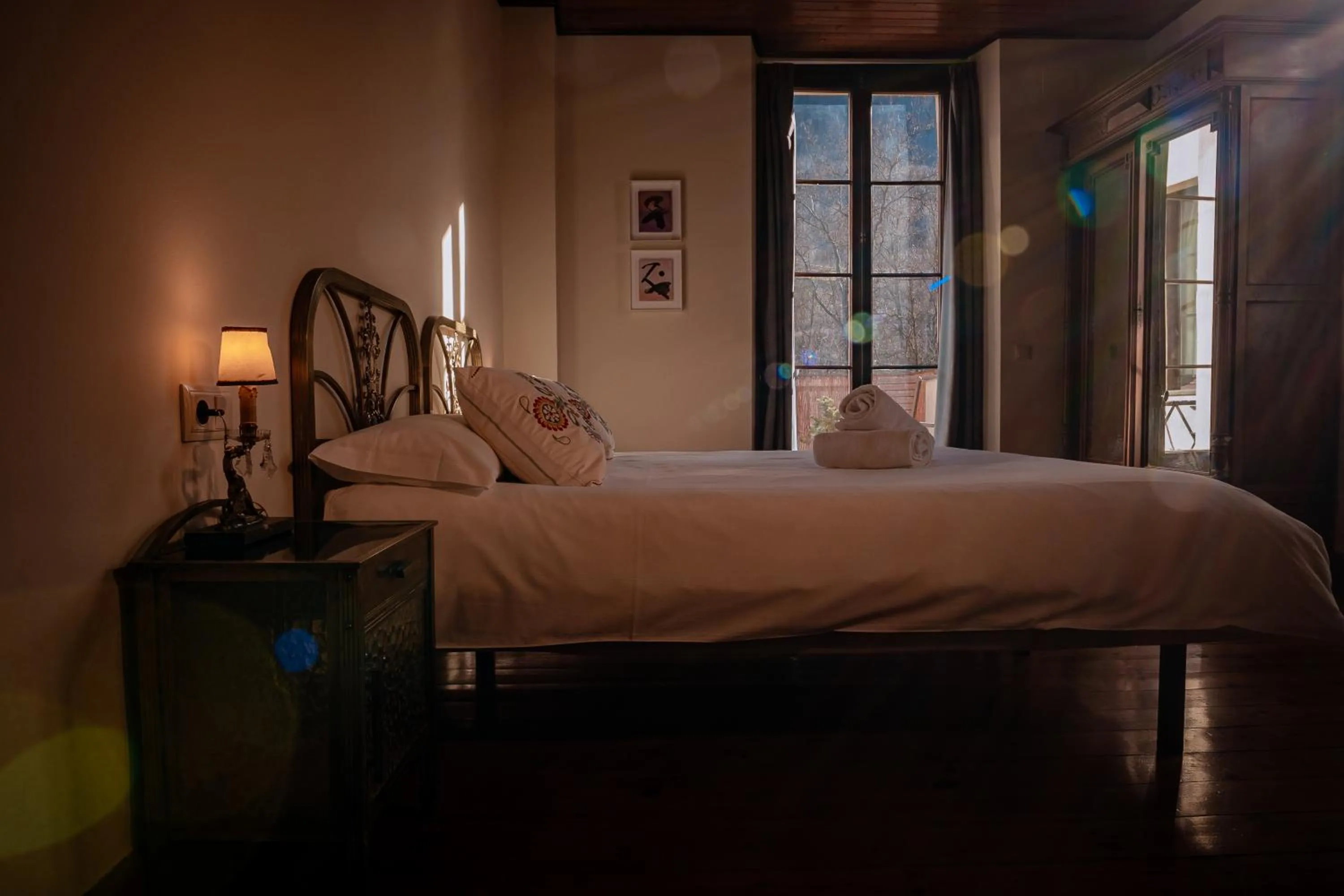 Bed in Hotel Mas de Xaxas