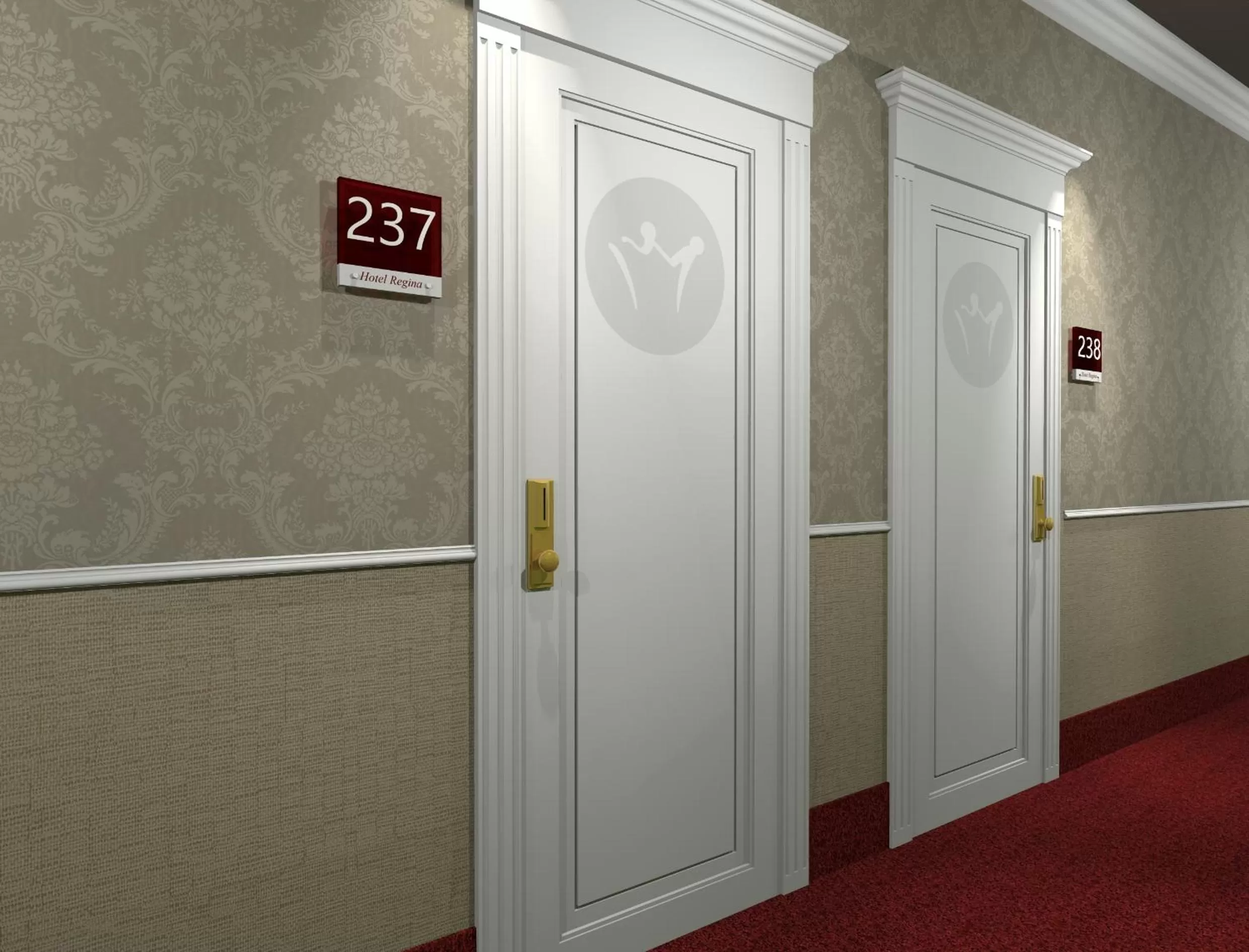 Decorative detail in Zanhotel Regina