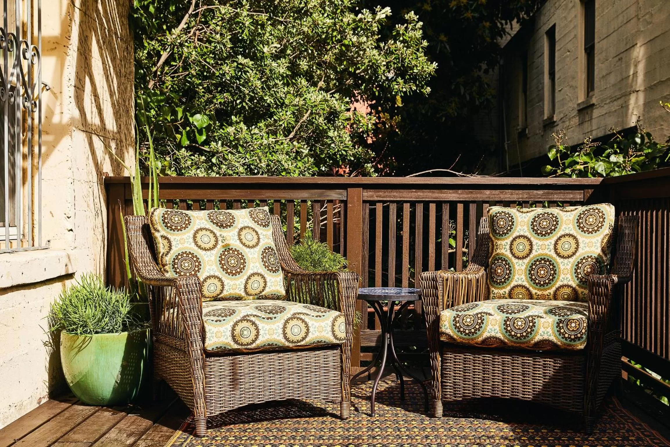 Patio in Petite Auberge
