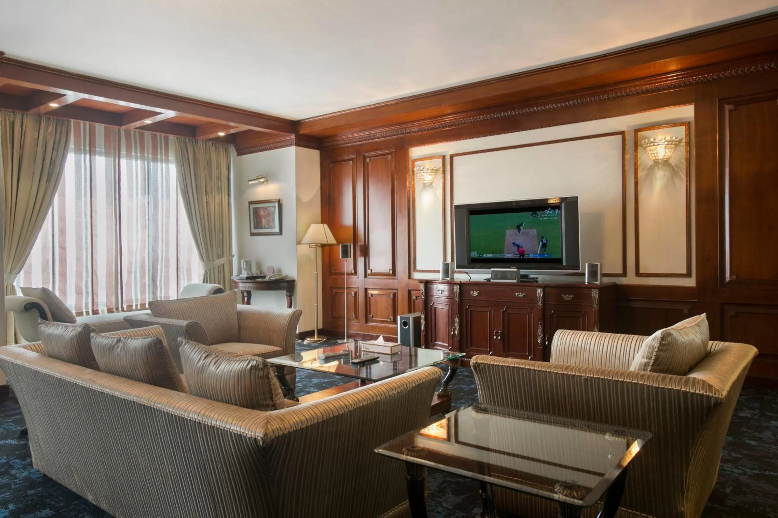 Seating area in Hotel Sarina