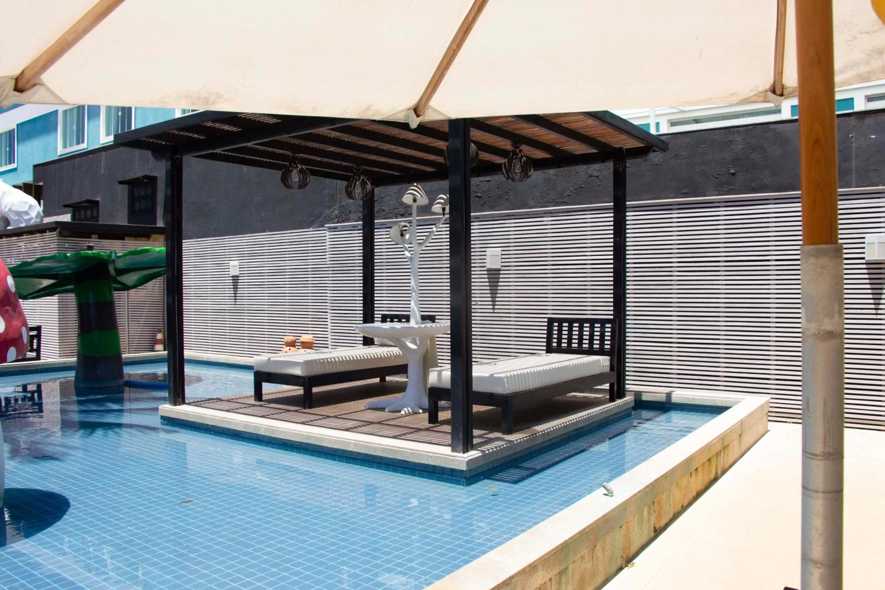 Seating area in Pousada SUN Victory