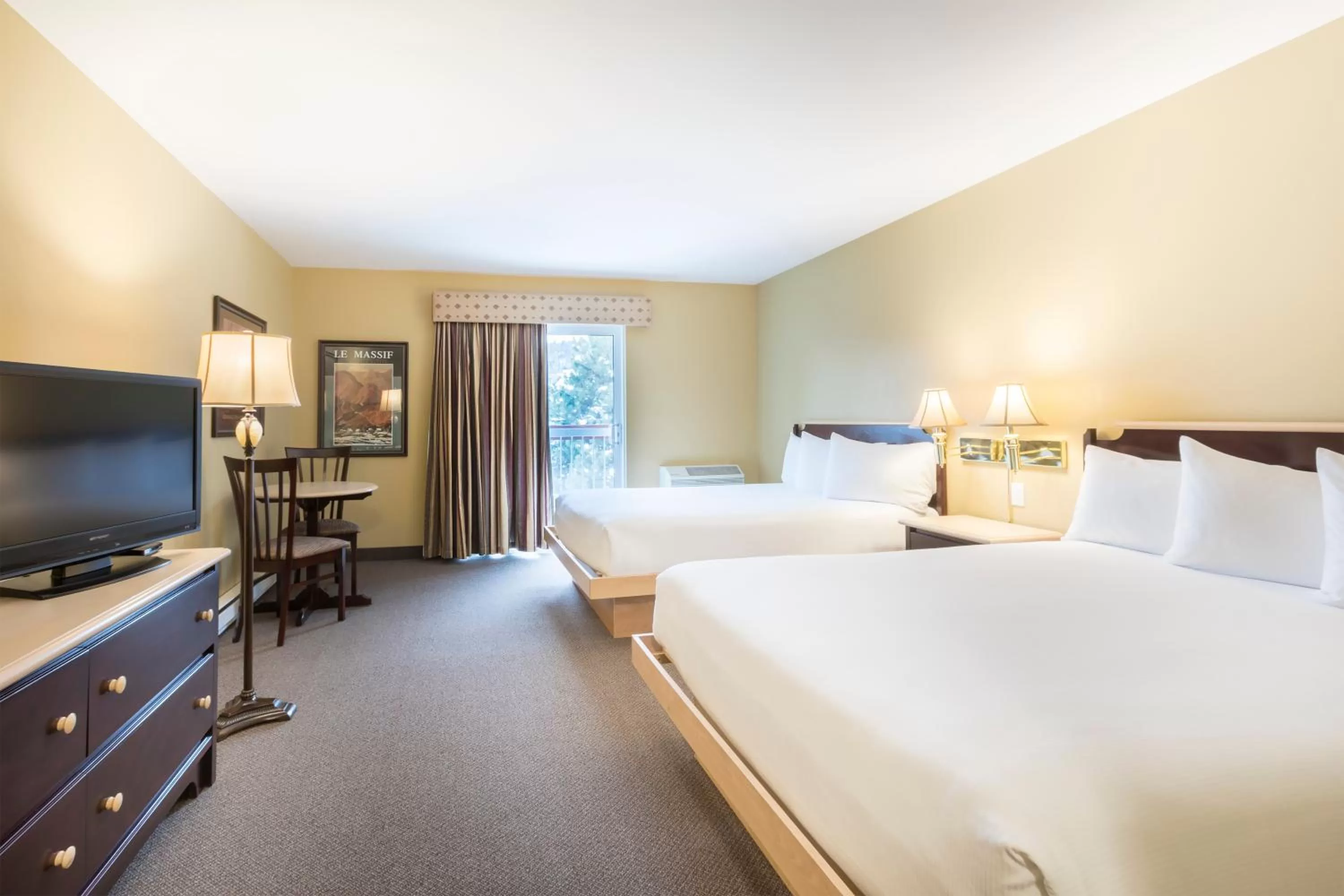 Decorative detail, Bed in Hotel Baie Saint Paul