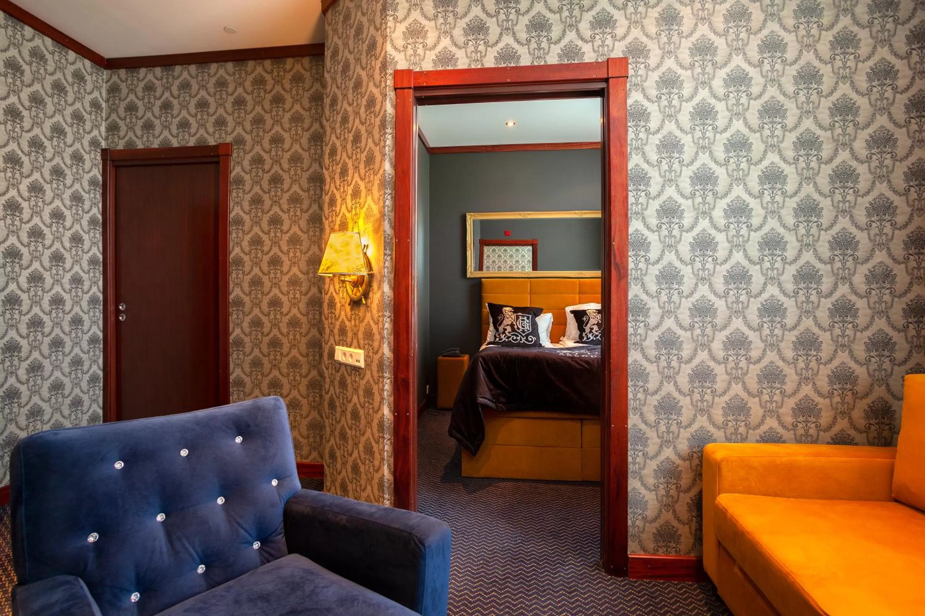 Photo of the whole room, Bed in Grand Hotel Arendal - Unike Hoteller