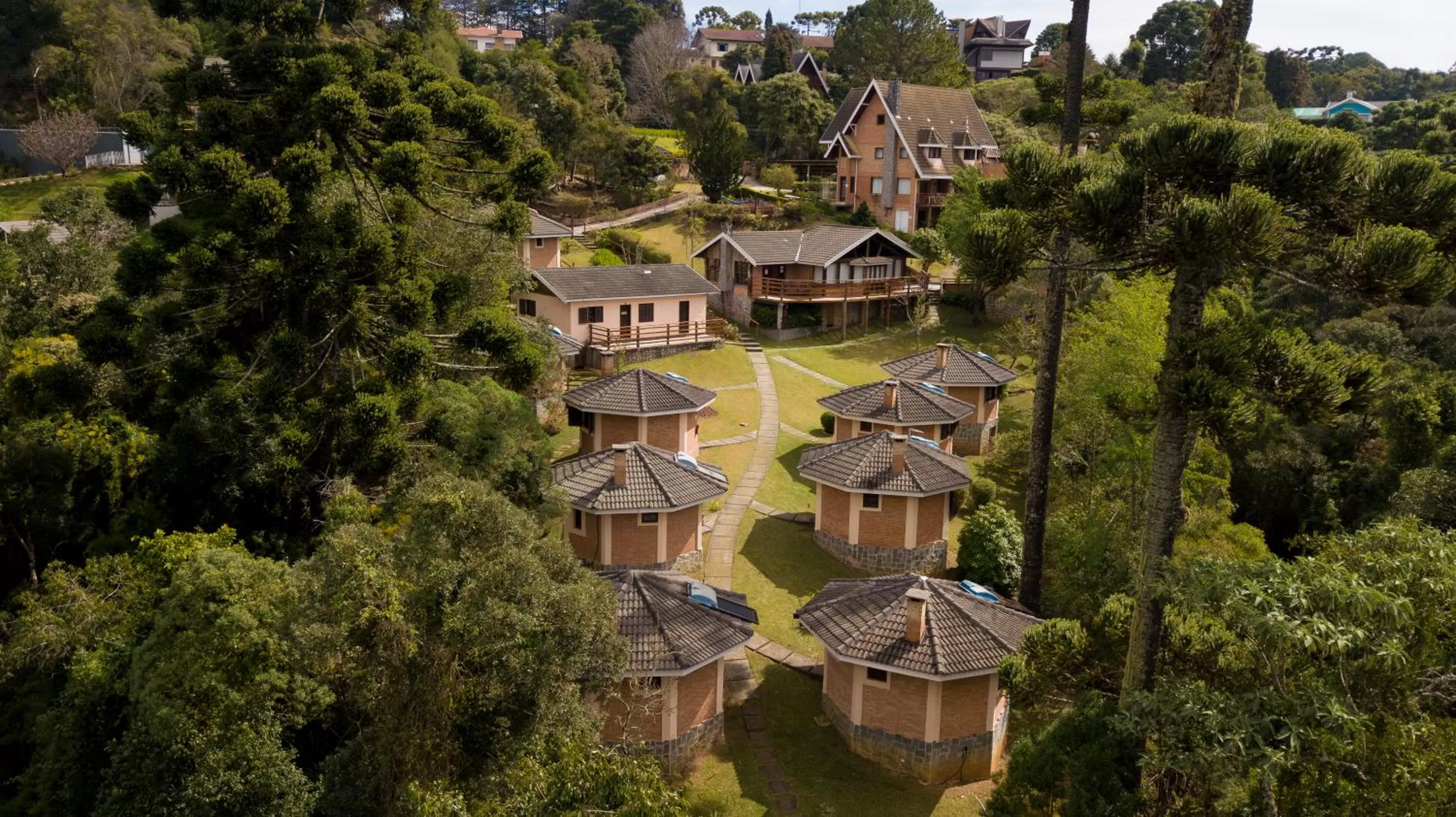 Bird's-eye View in Chalés 3 Pinheiros