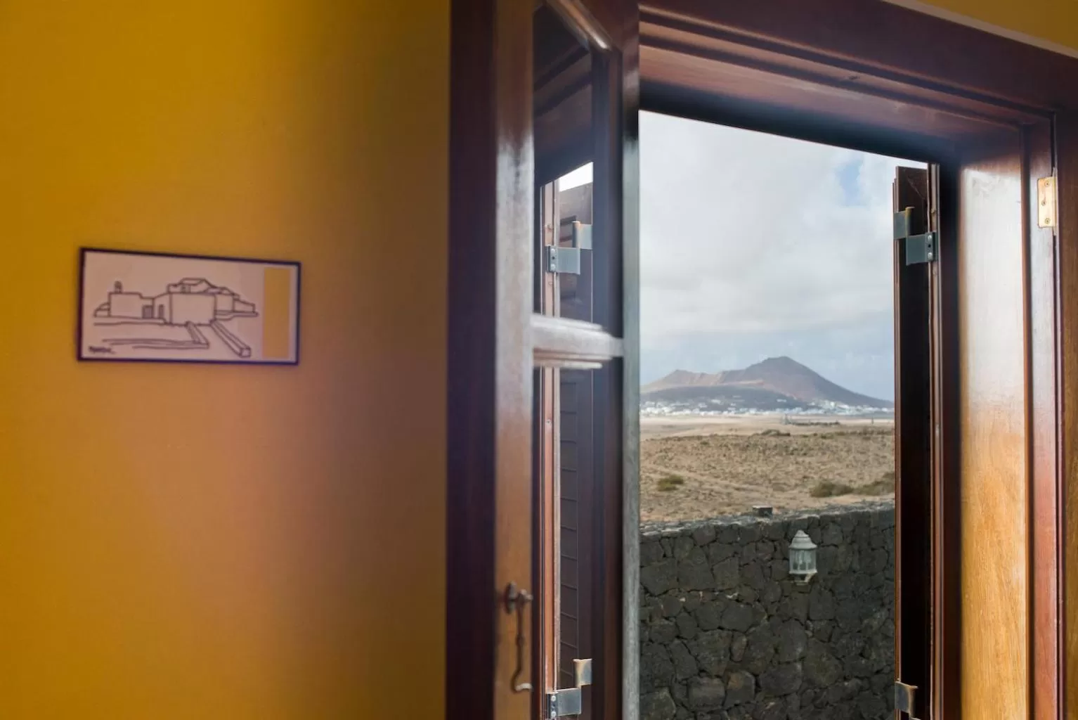 Decorative detail, Mountain View in Villa El Jable Lanzarote