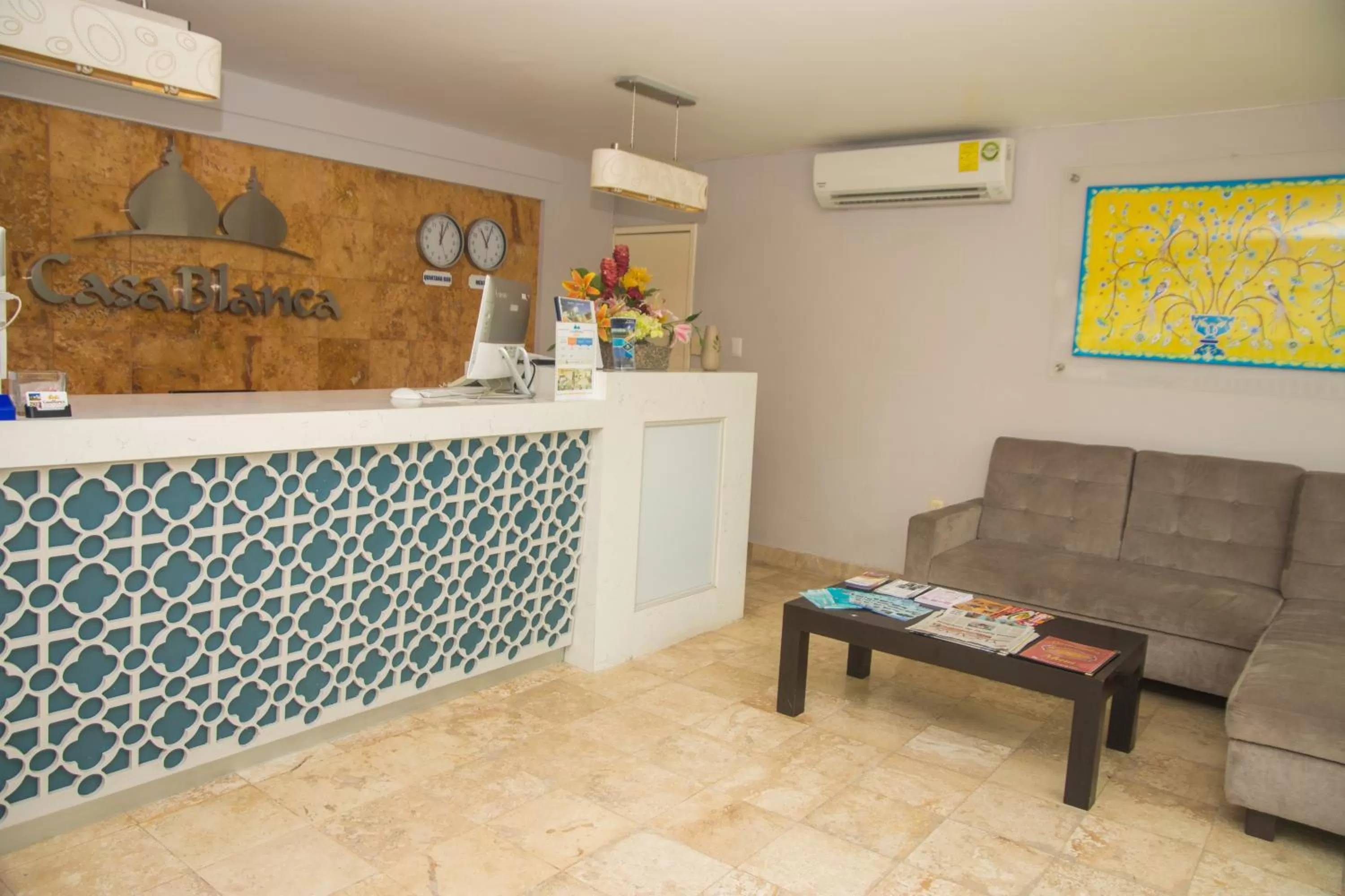 Property logo or sign in Hotel Casa Blanca