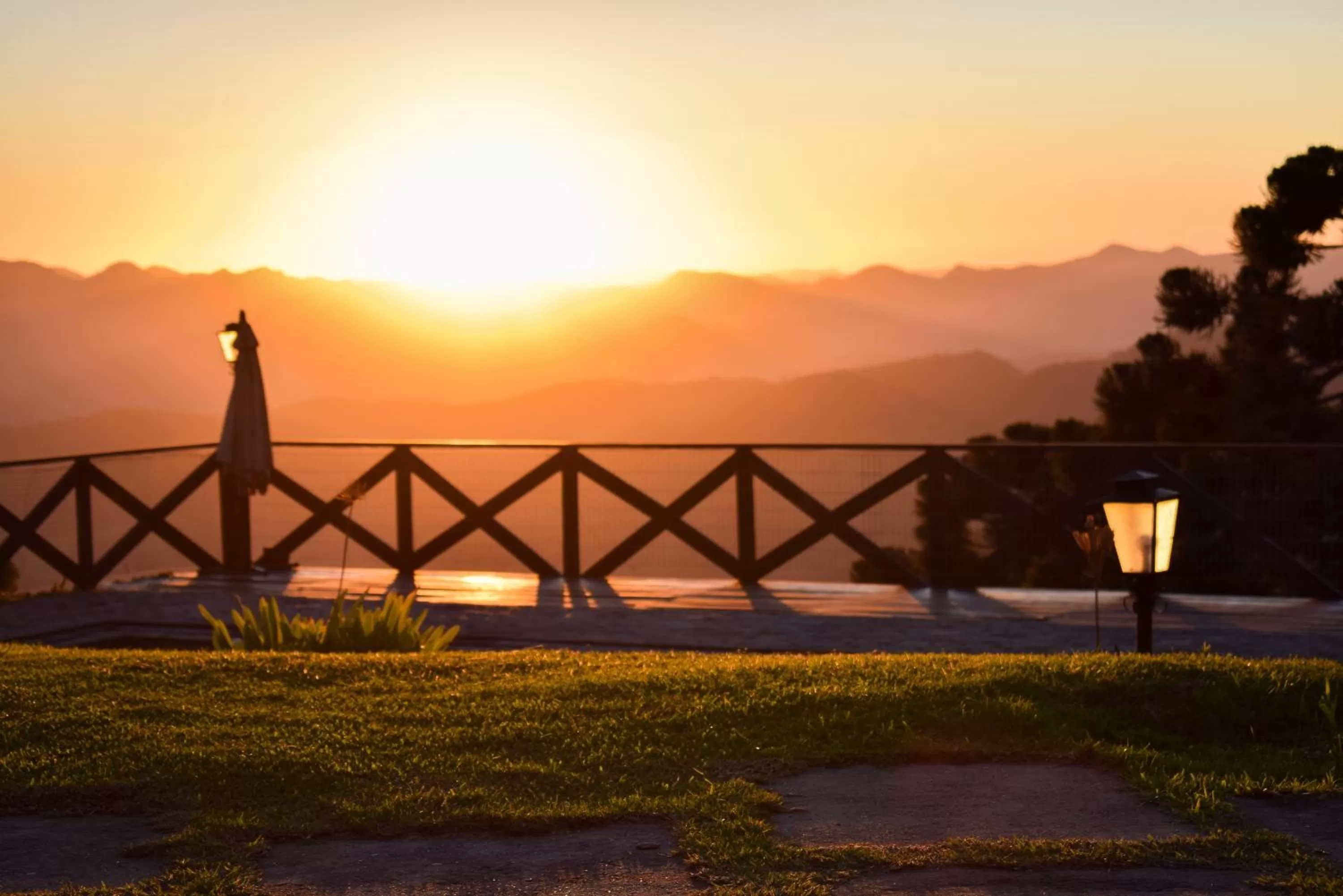 Sunset in Pousada Village Por do Sol by Concavus