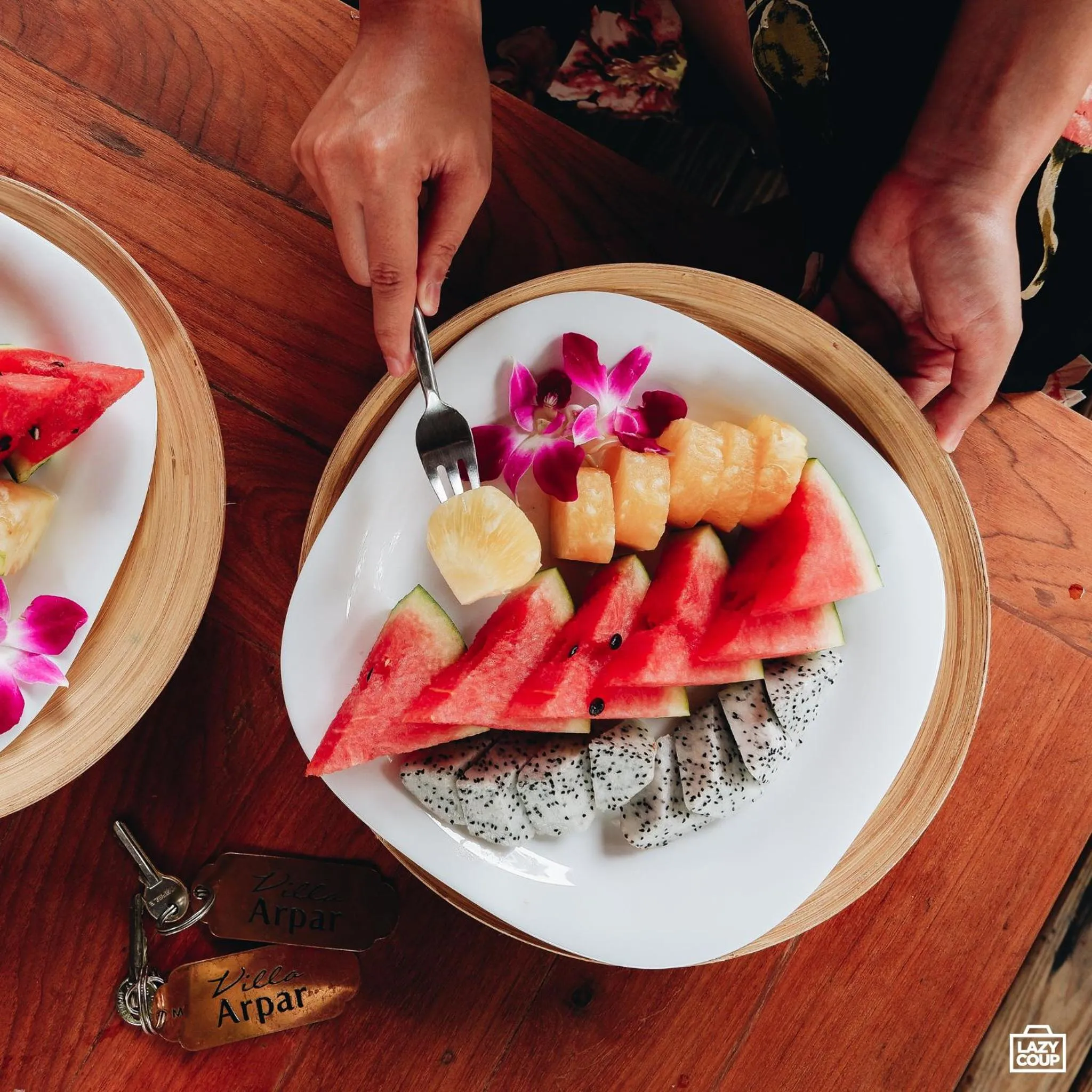 Food close-up in Tango Luxe Beach Villa, Koh Samui