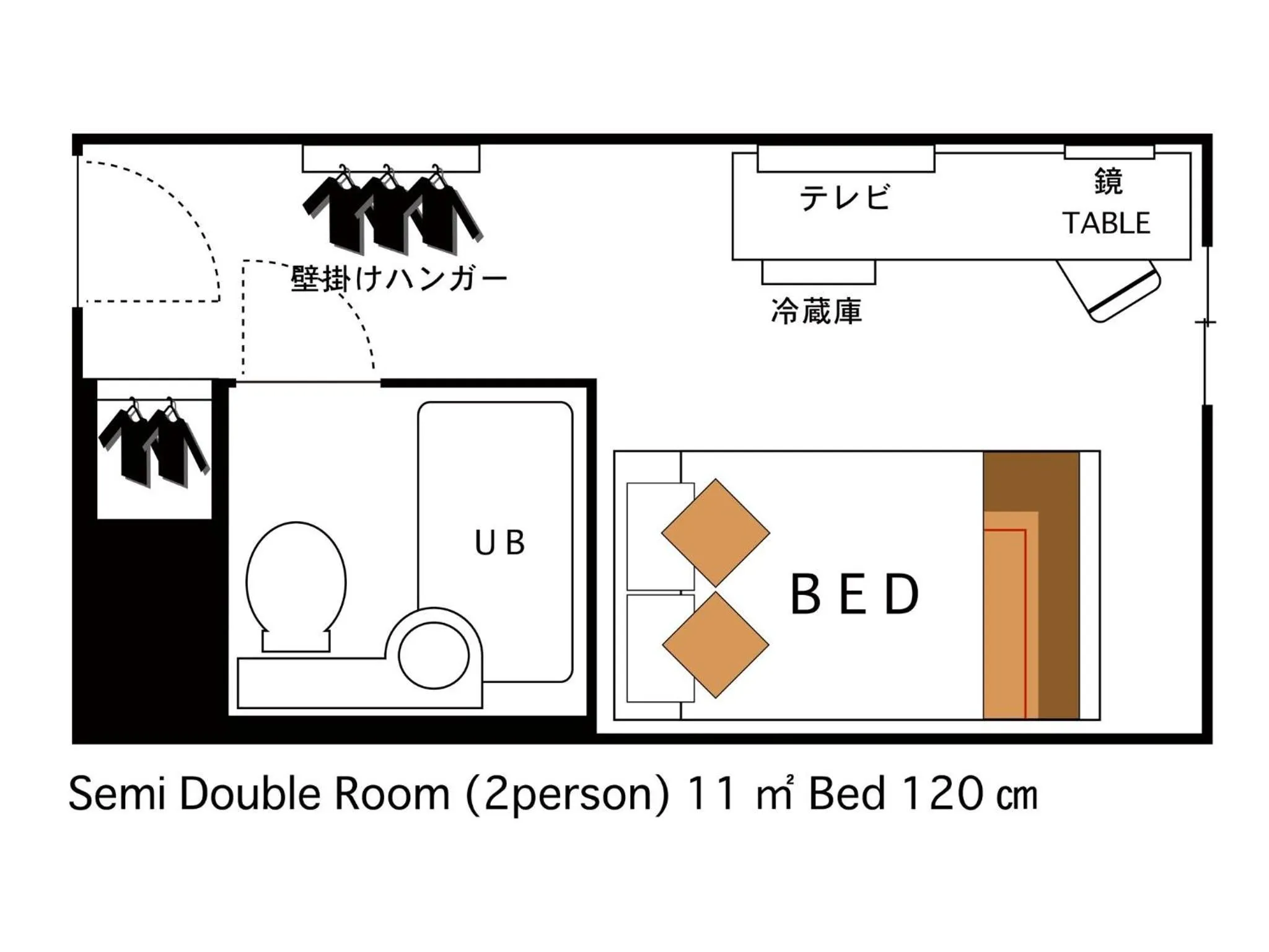 Floor plan in Hotel Areaone Kitaibaraki