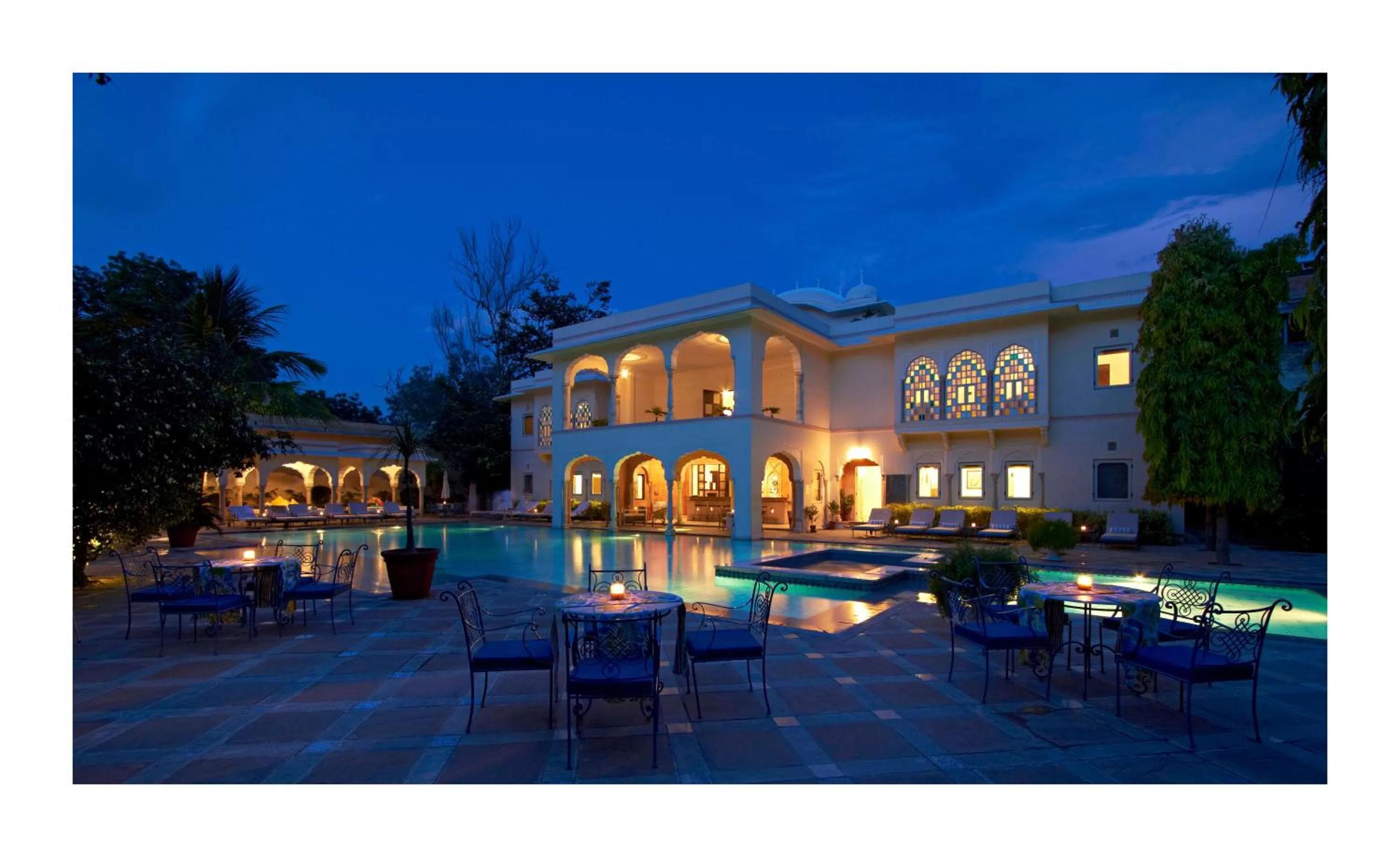 Restaurant/places to eat in Samode Haveli