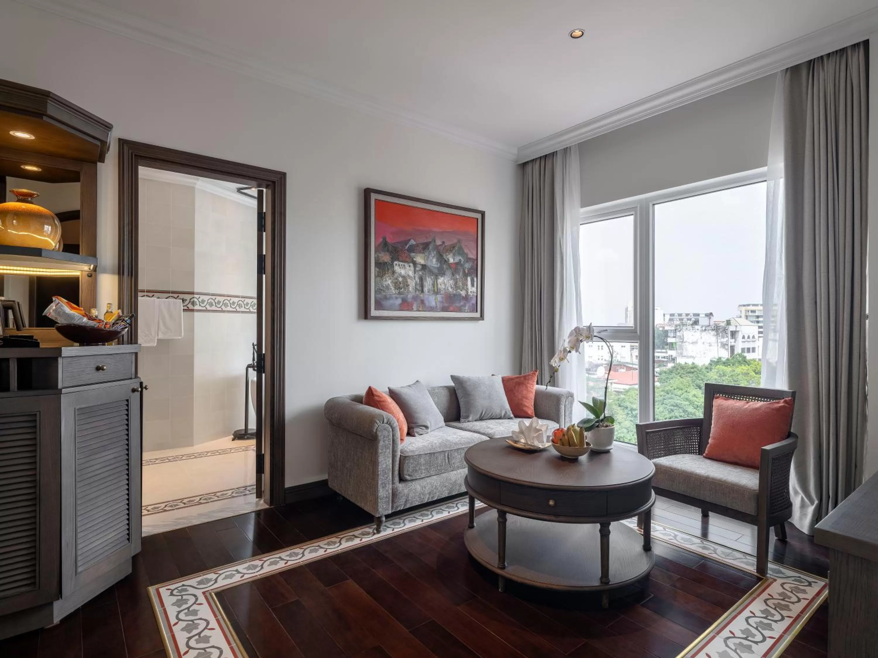 Living room in De Syloia Hotel