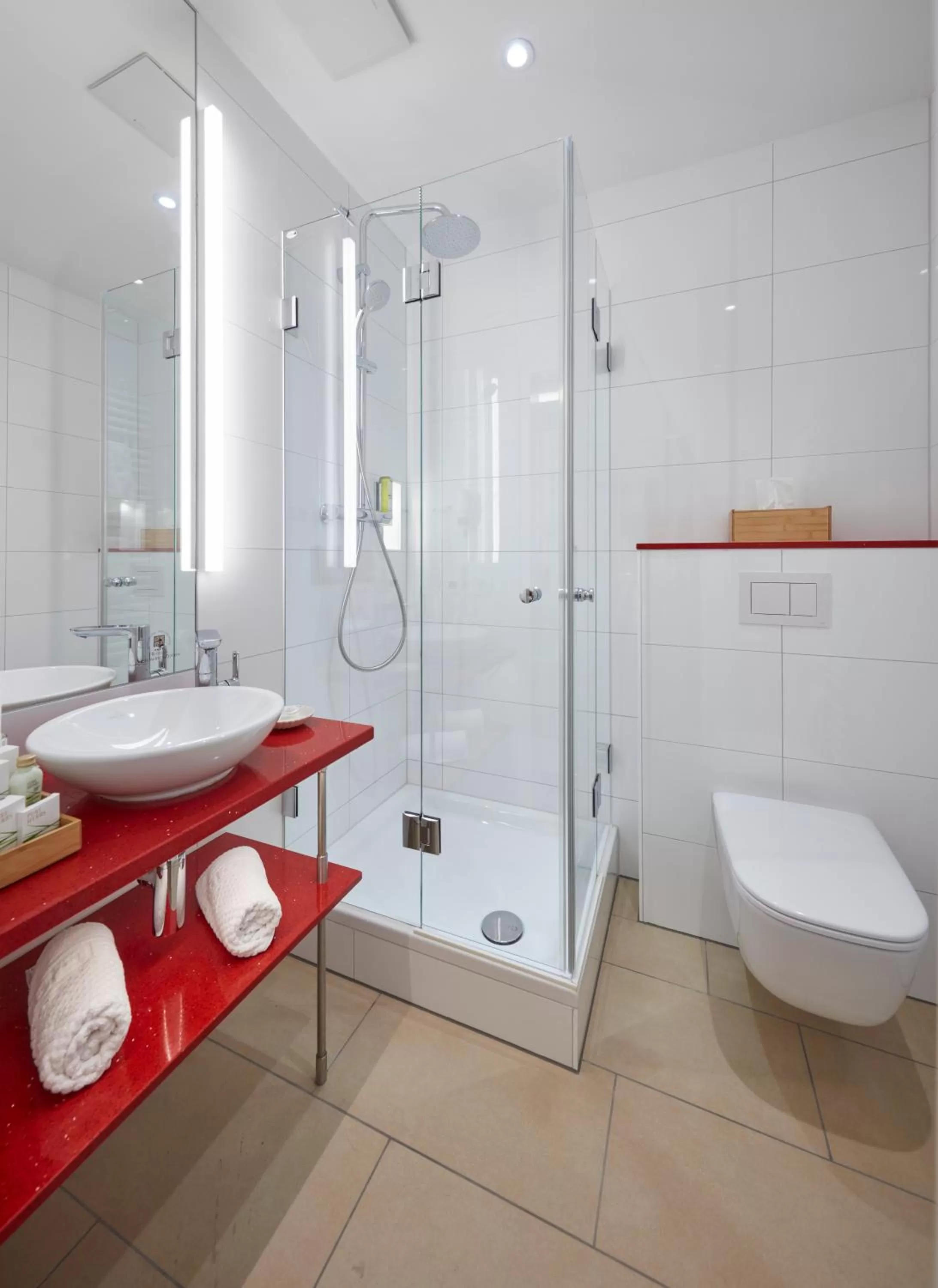 Decorative detail, Bathroom in Strandhotel VierJahresZeiten