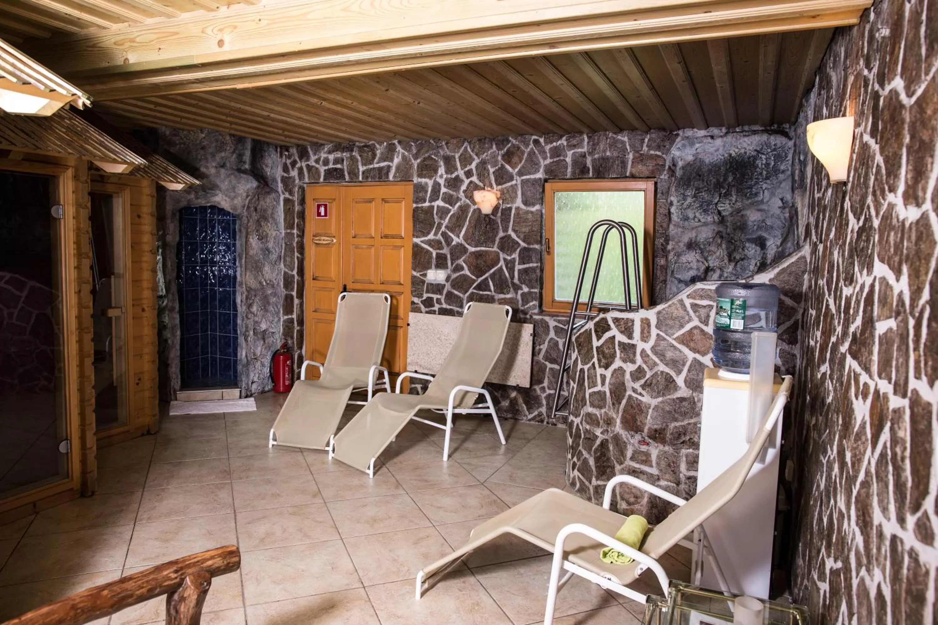 Sauna in Korošec Apartments and Wellness Centre