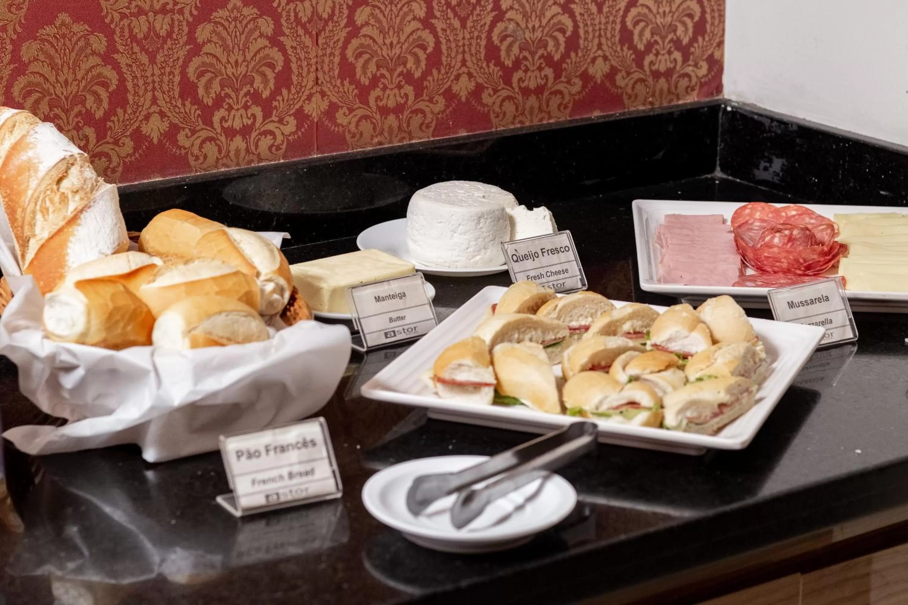 Buffet breakfast in Astor Hotel