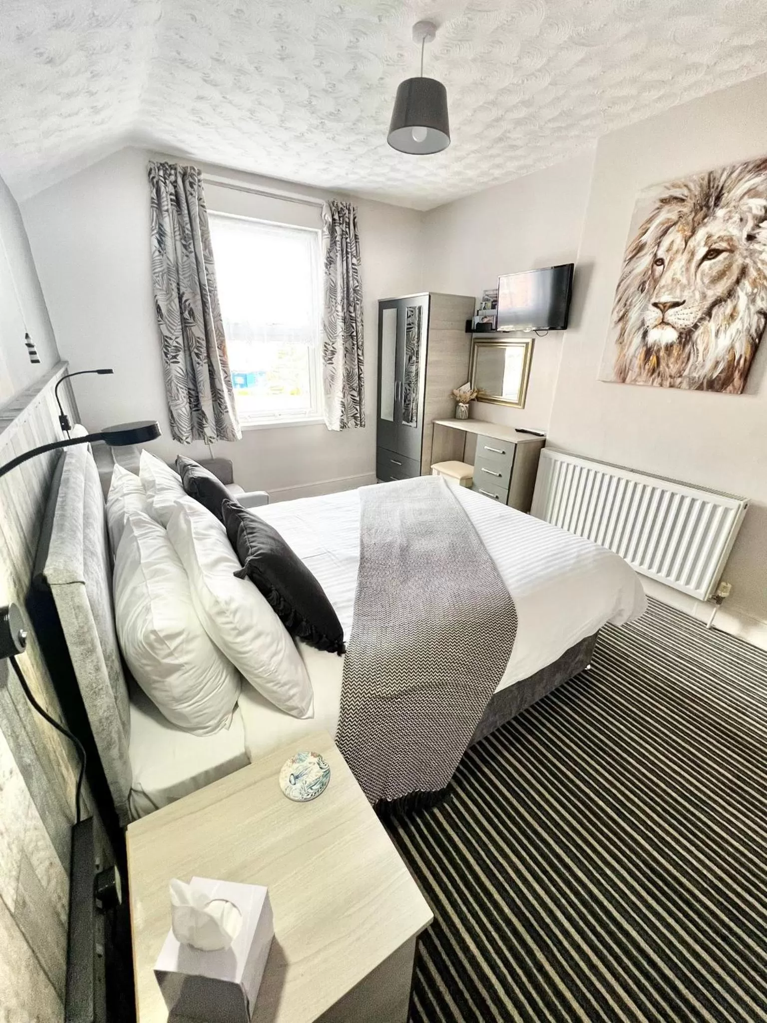 Bed in Belle Dene Guest House