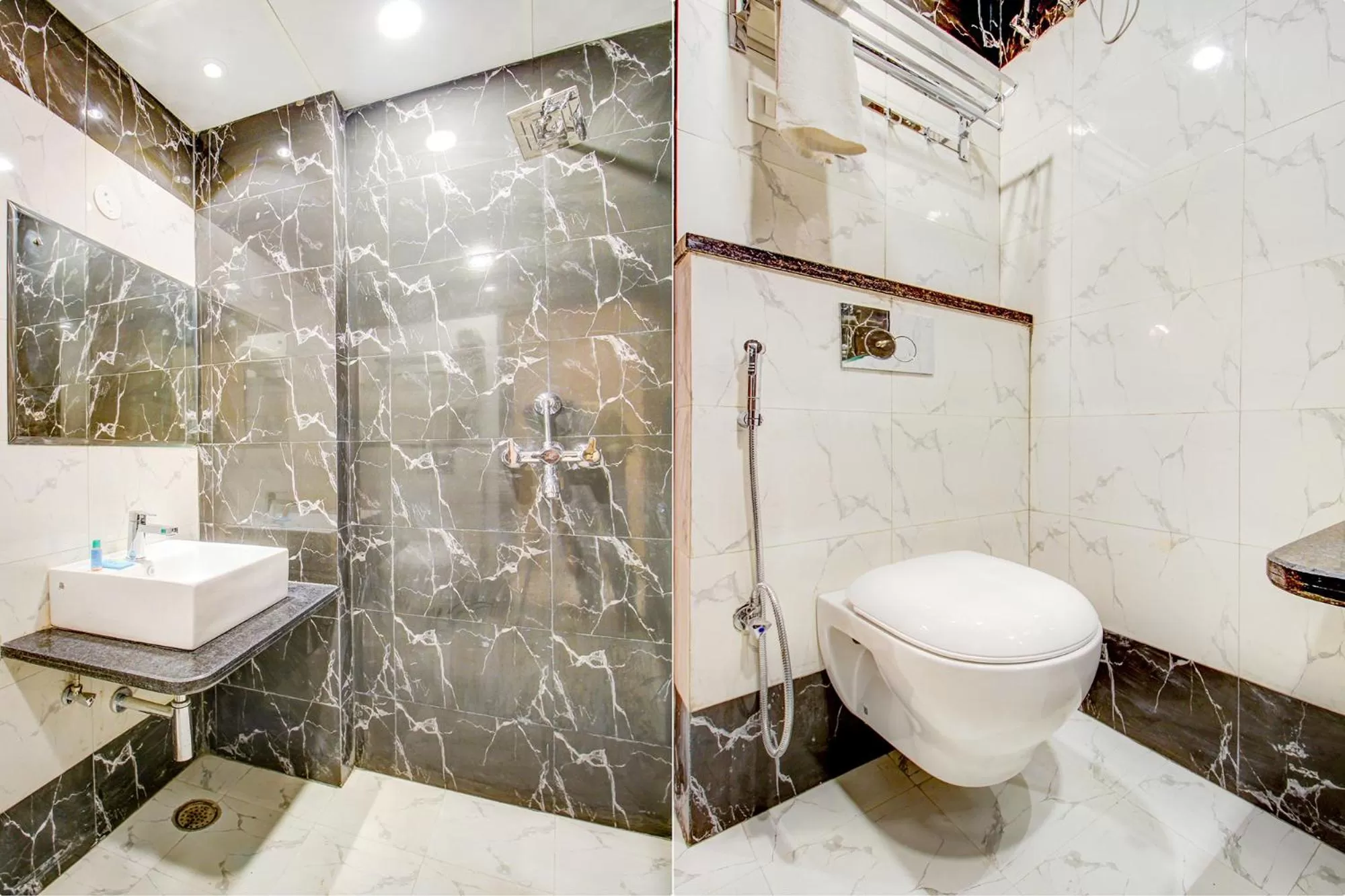 Toilet in FabHotel 7th Crossing Malviya Nagar