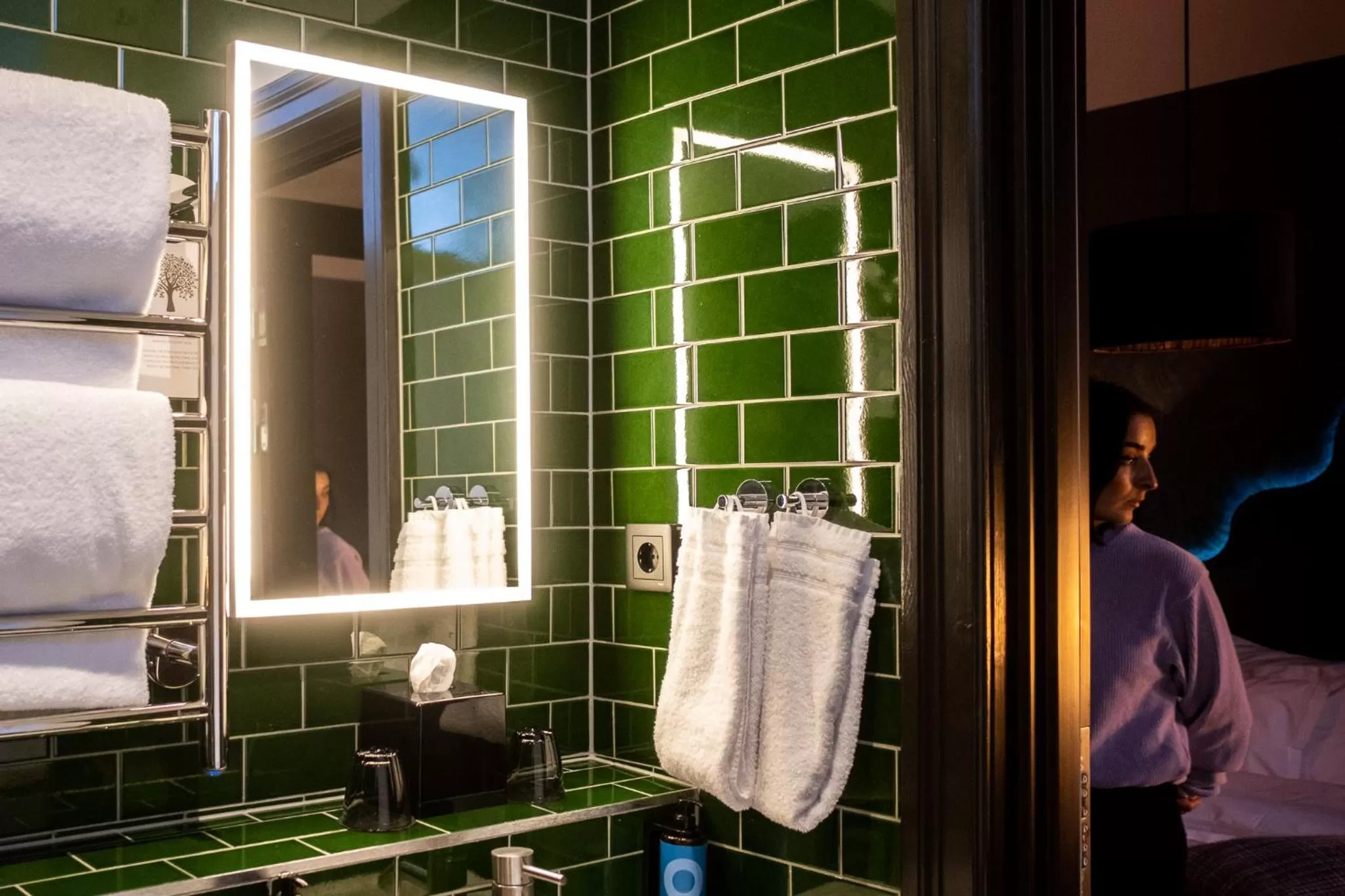 Bathroom in NOFO Hotel, WorldHotels Crafted