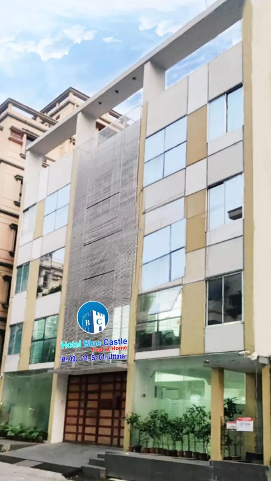 Property building in Hotel Blue Castle