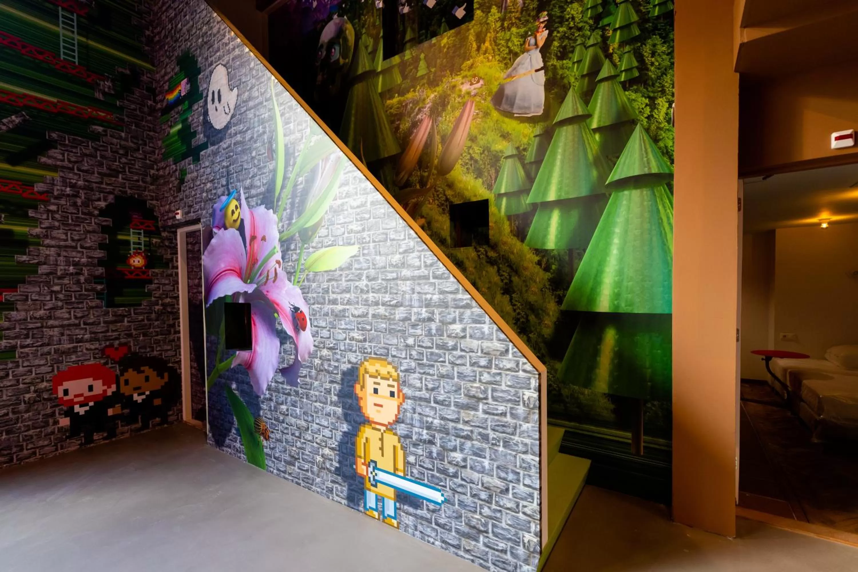 Eclectic Madness Landscape With Bath in Hotel Not Hotel Rotterdam