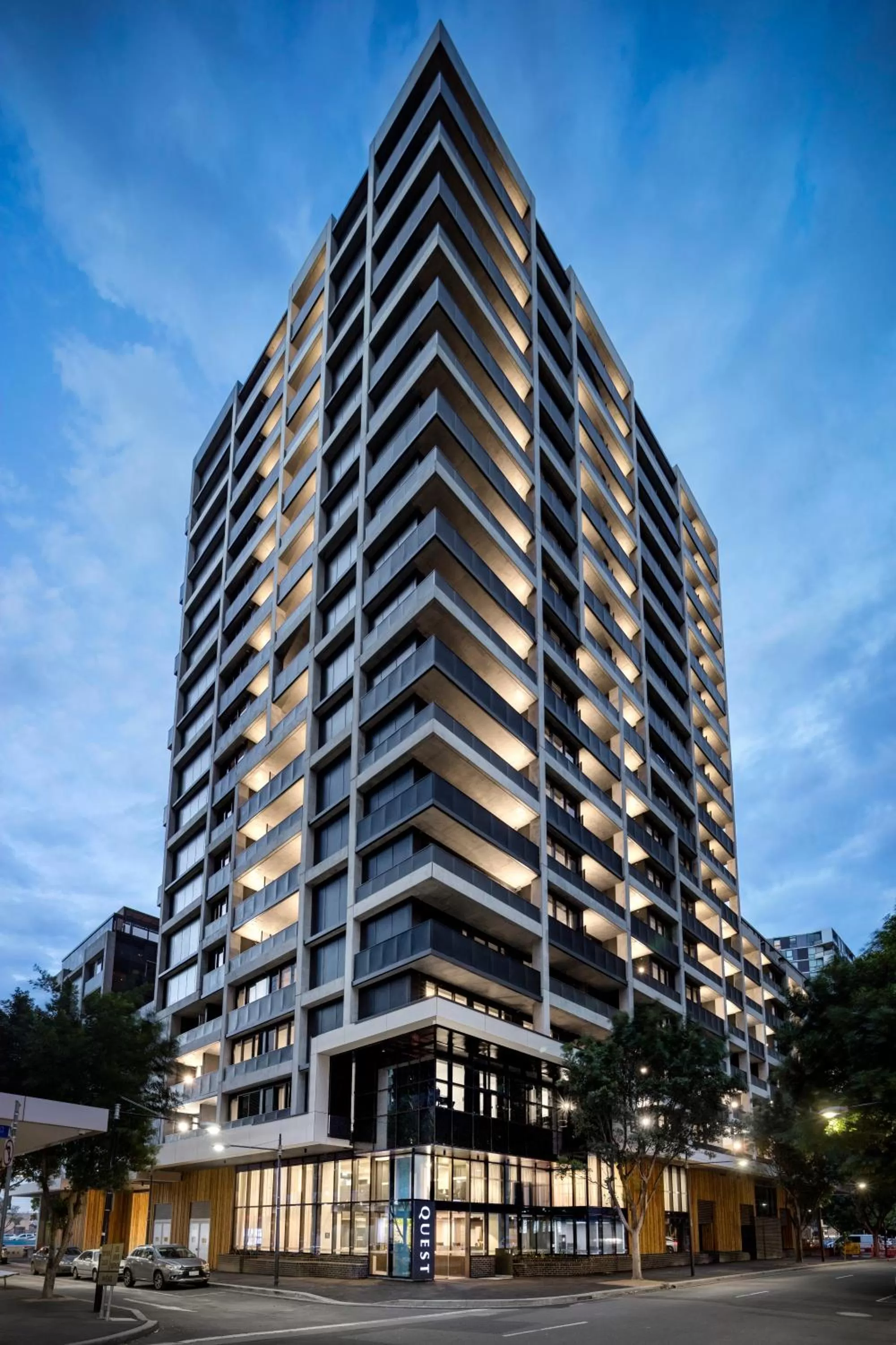 Facade/entrance in Quest NewQuay