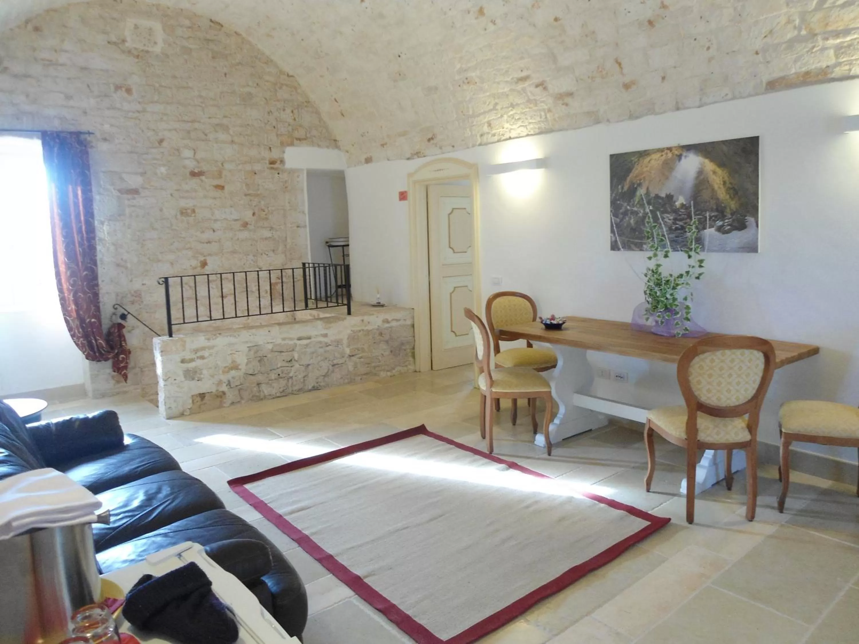 Seating area in Parco dei Manieri