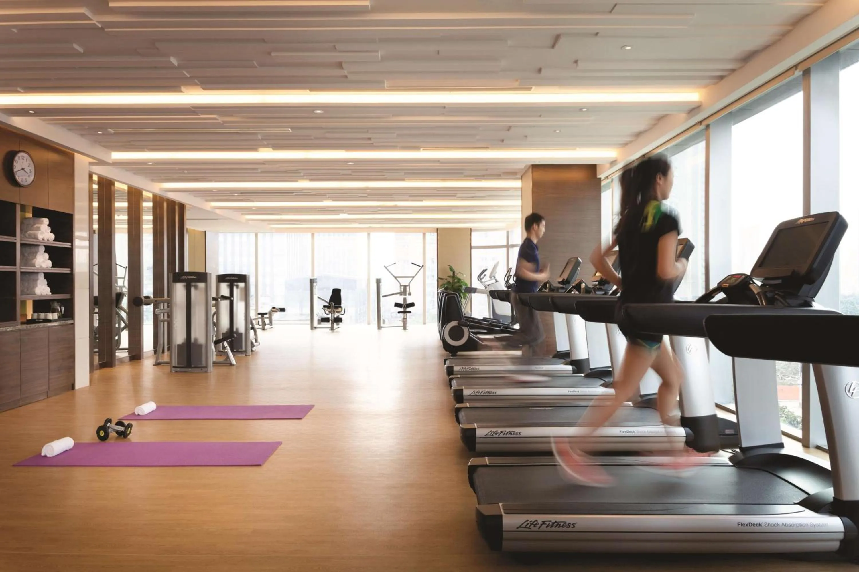 Fitness centre/facilities in Shangri-La Hefei
