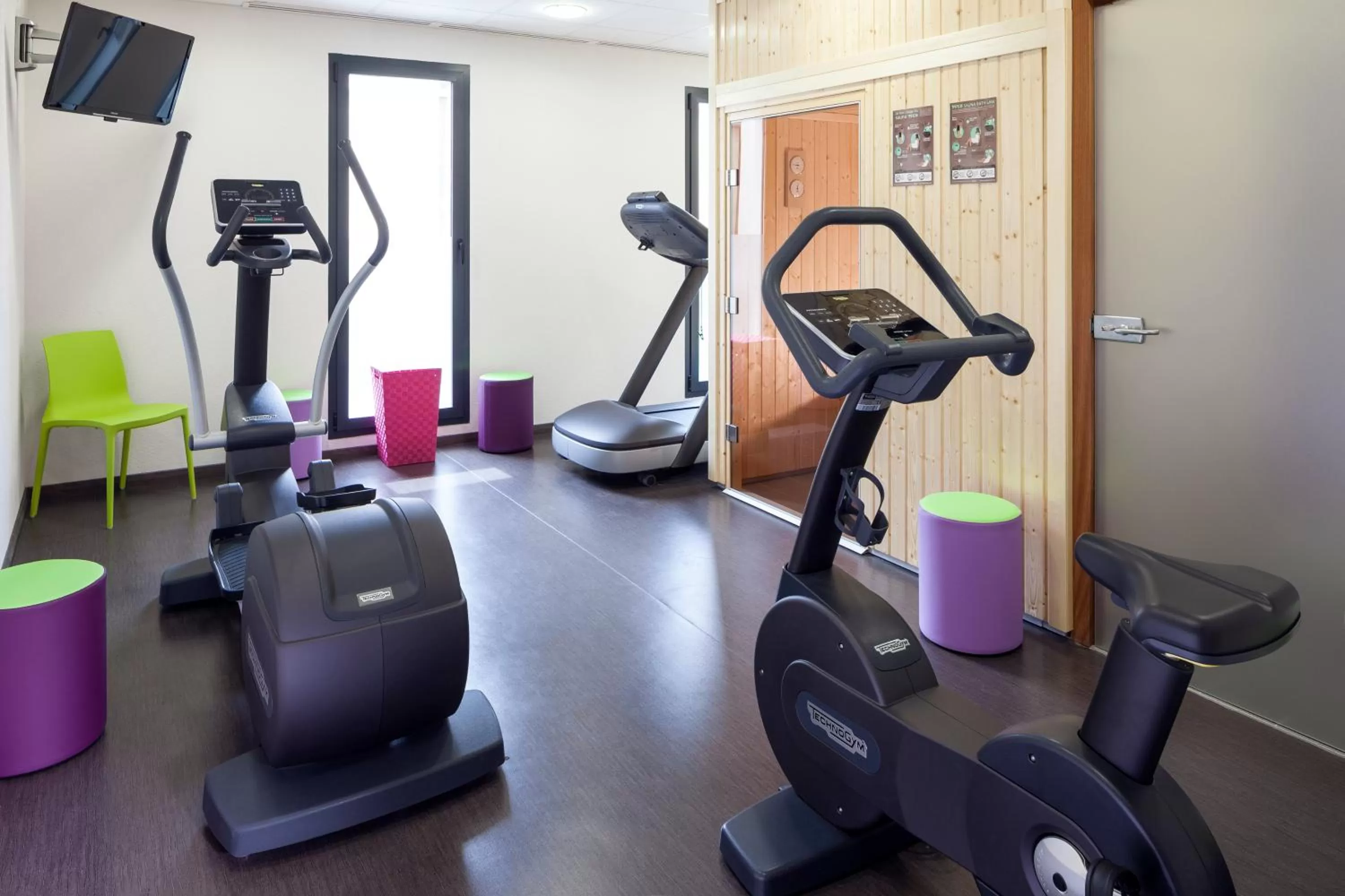 Fitness centre/facilities in ibis Styles Montbéliard