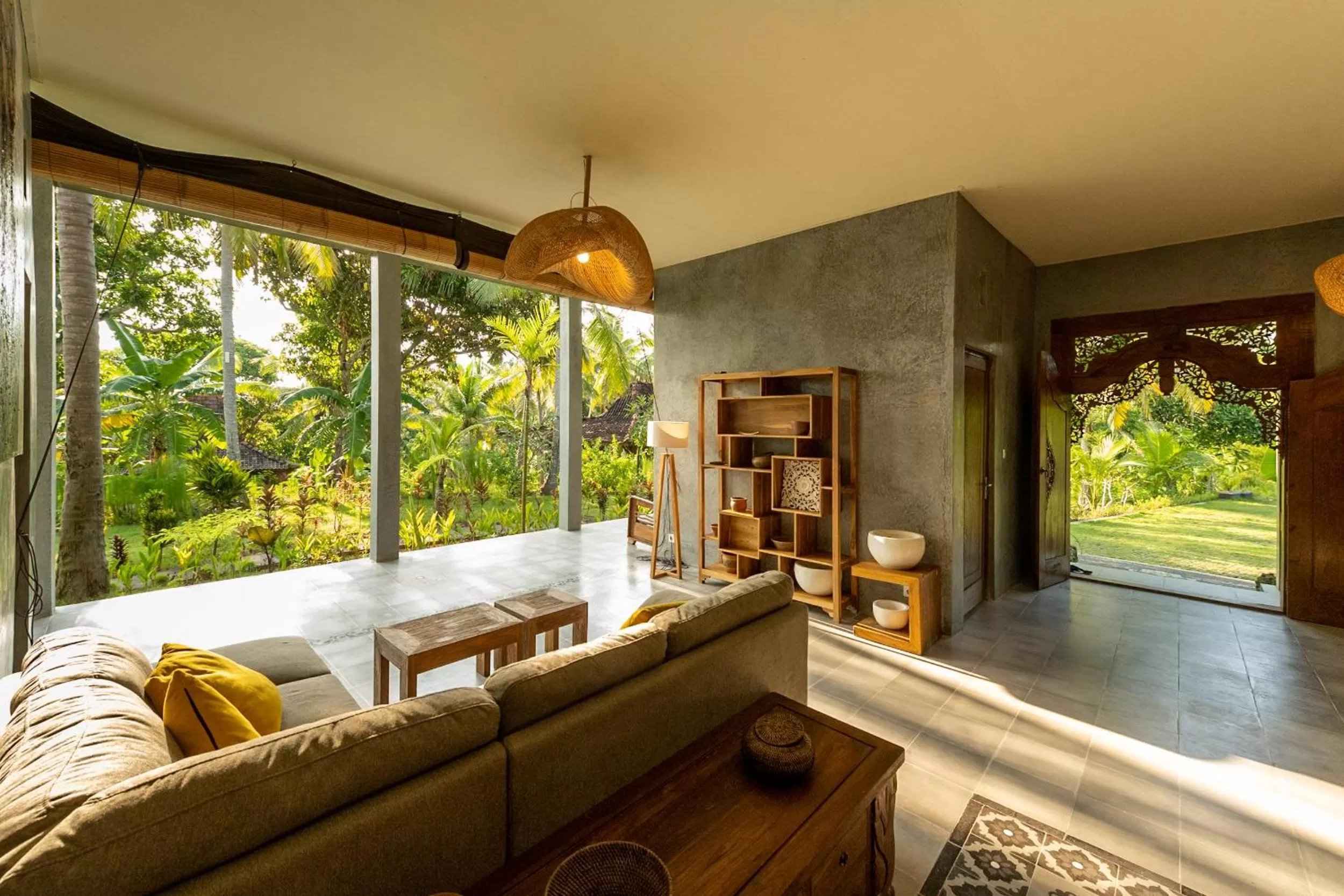 Garden view in Tanah Damai Hotel