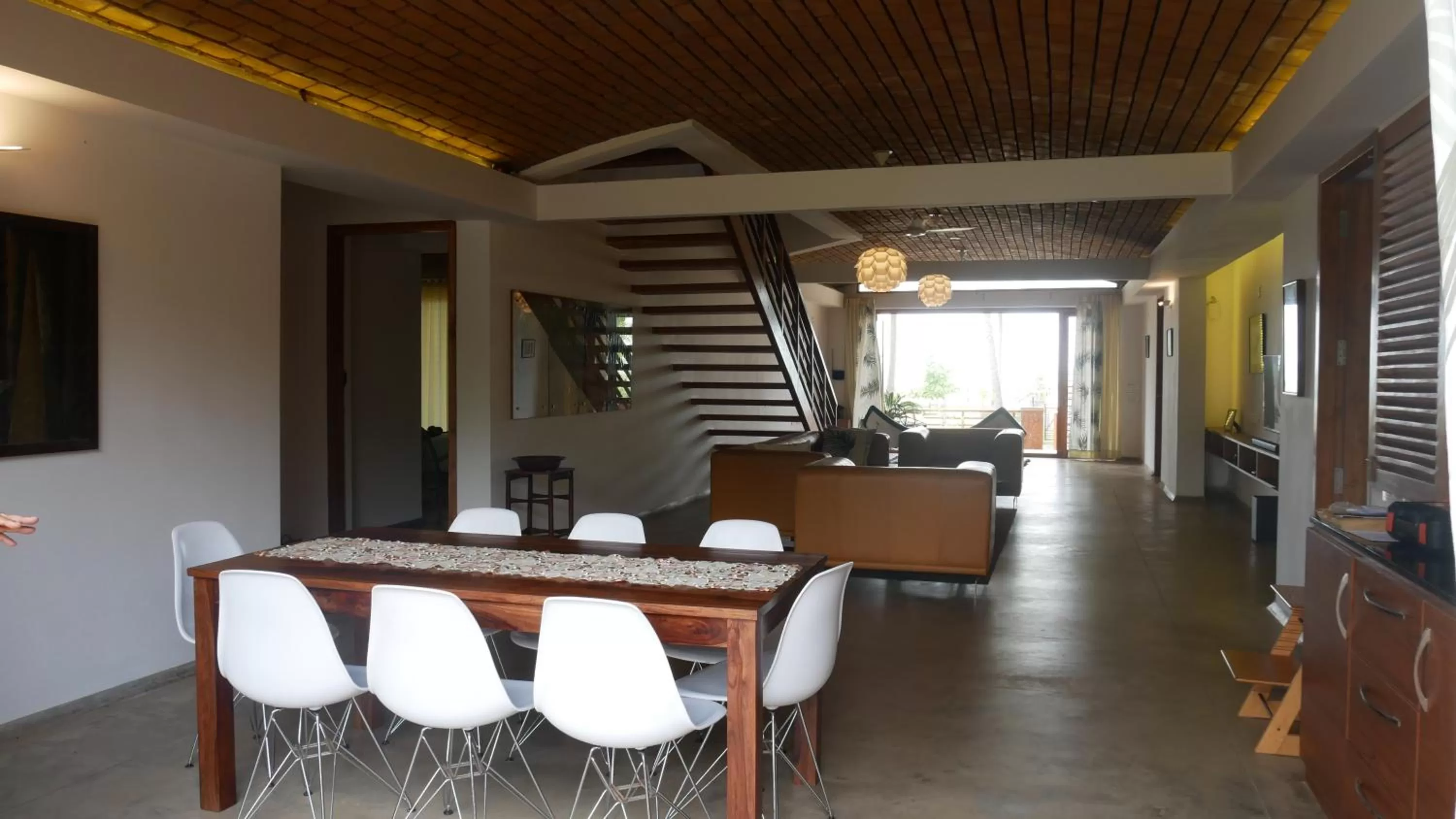 Living room, Dining Area in Villa Malpe