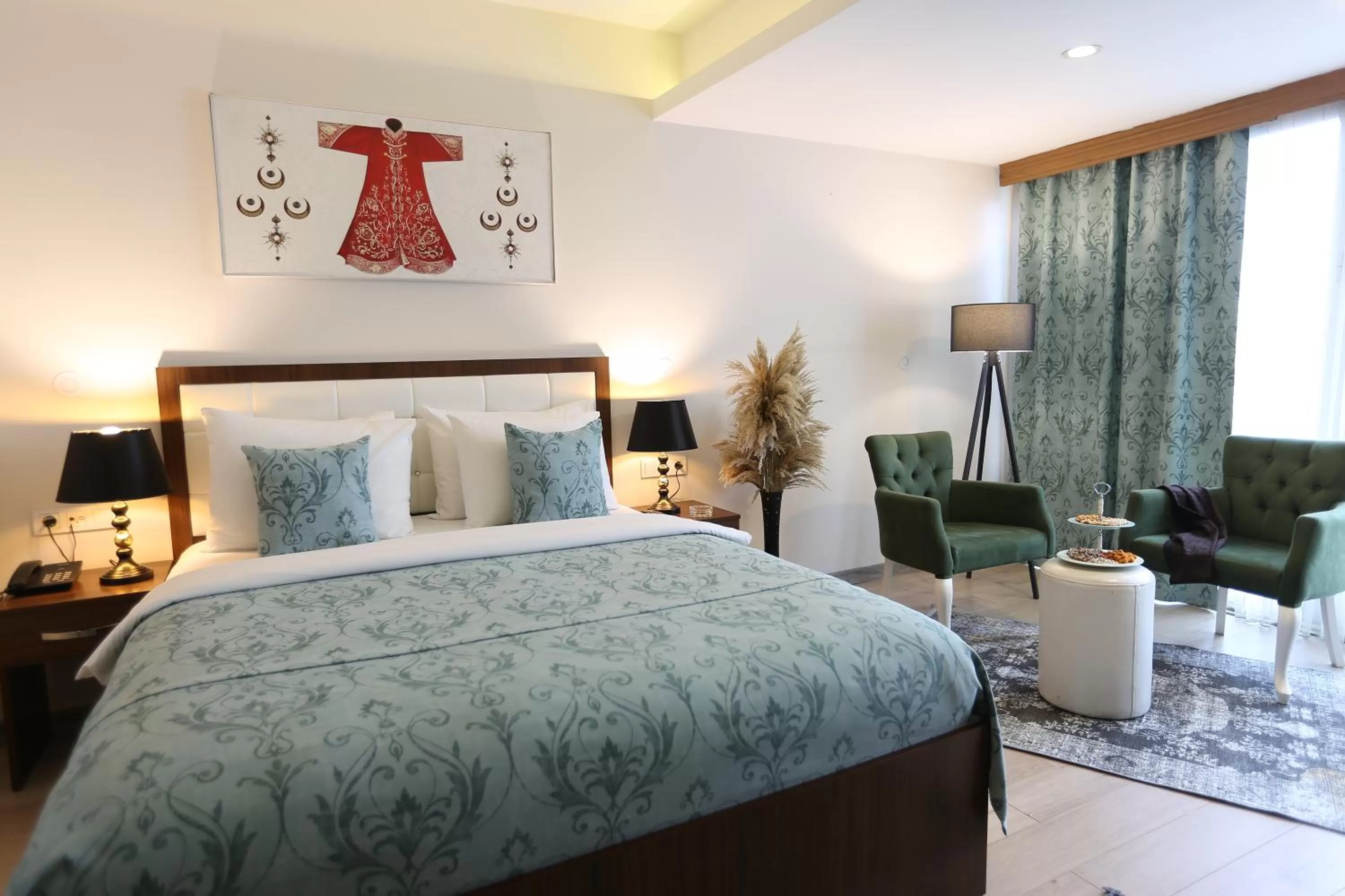 Bed in Cebeci Grand Hotel