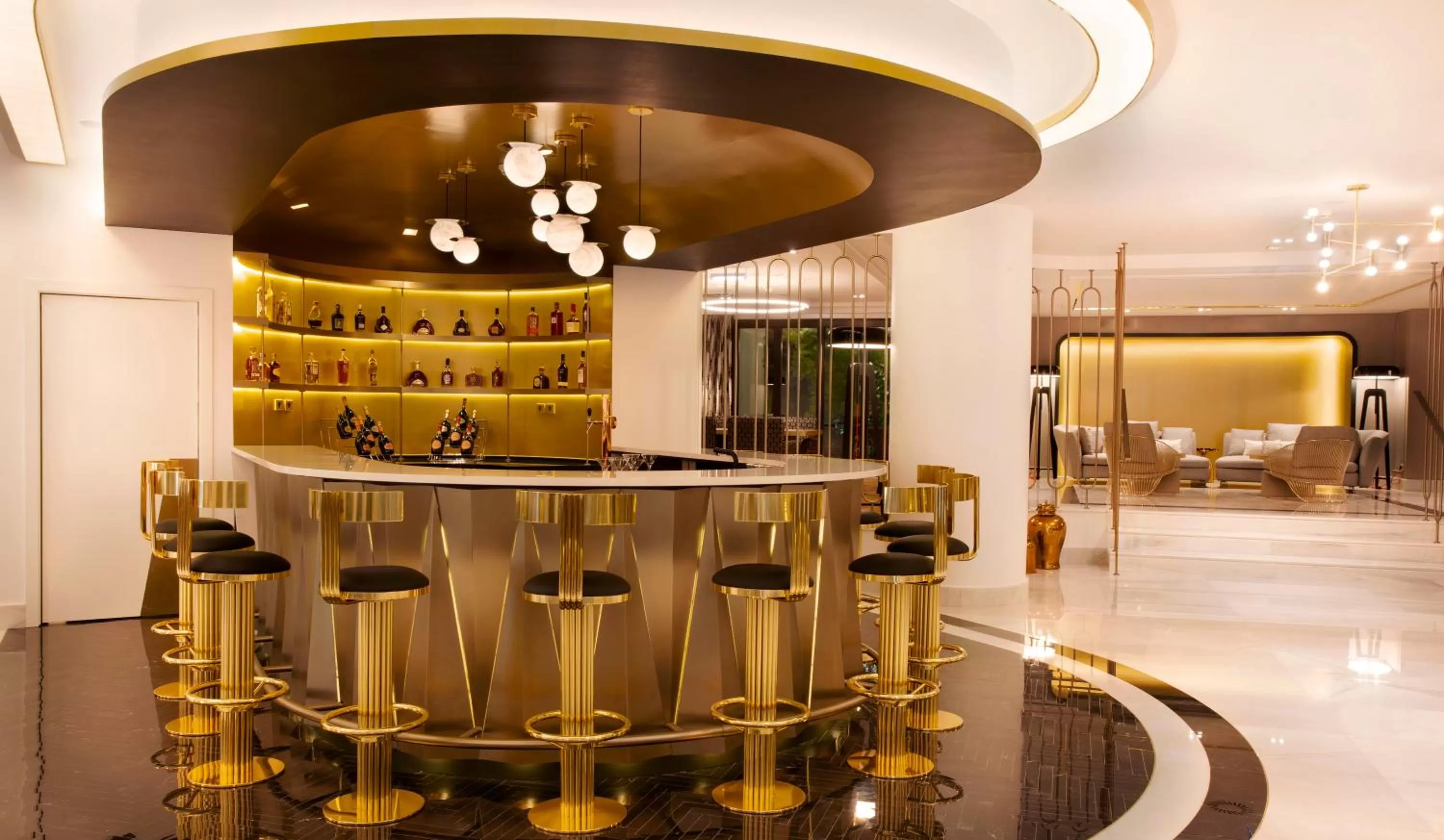 Lounge or bar in Sofitel Lisbon Liberdade