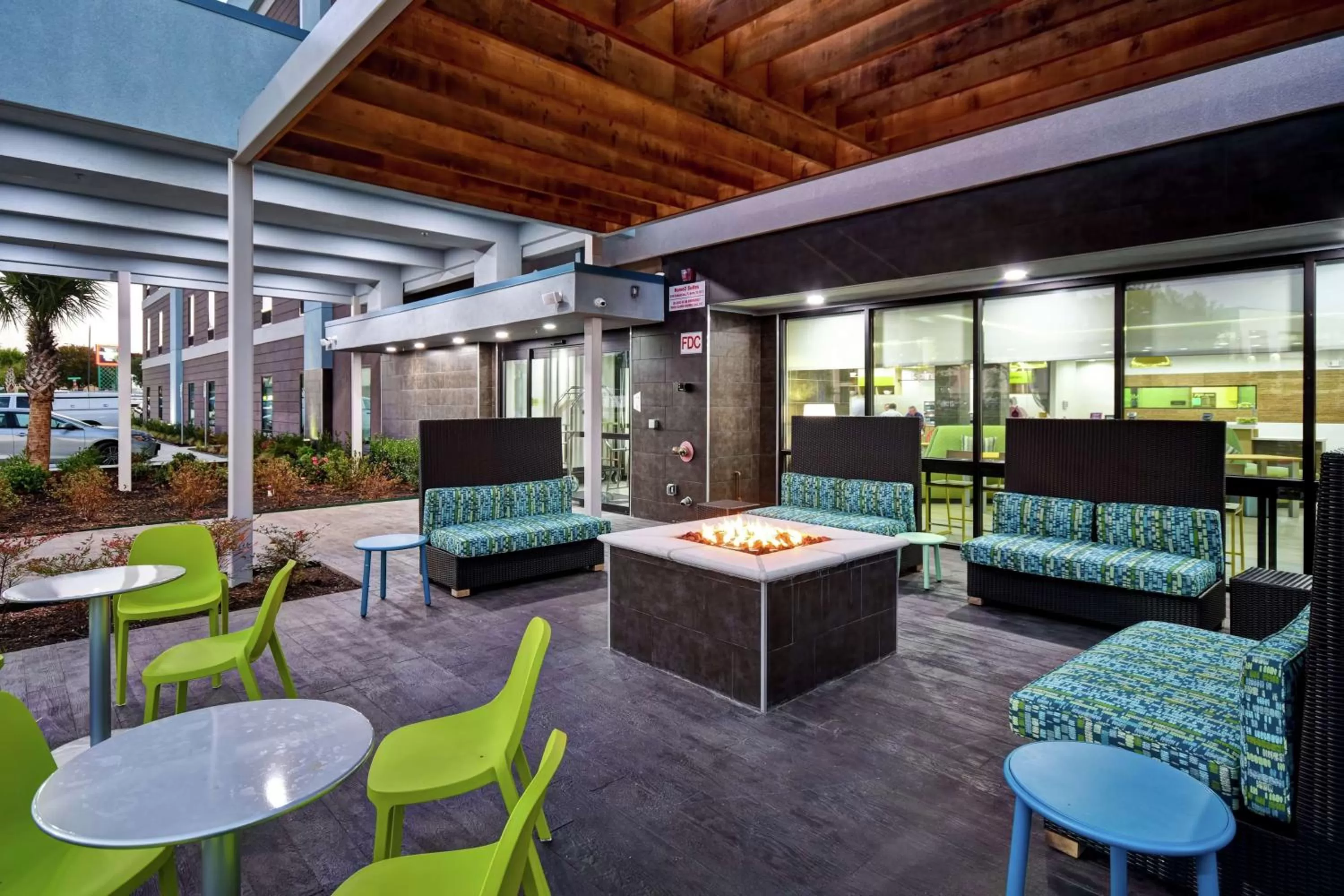 Patio in Home2 Suites By Hilton Fort Worth Fossil Creek