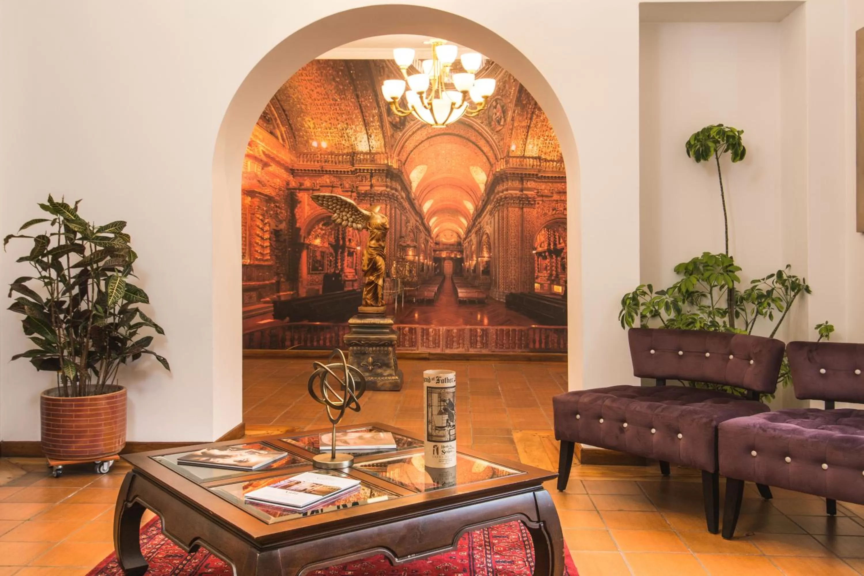 Living room in Vista del Angel Hotel Boutique