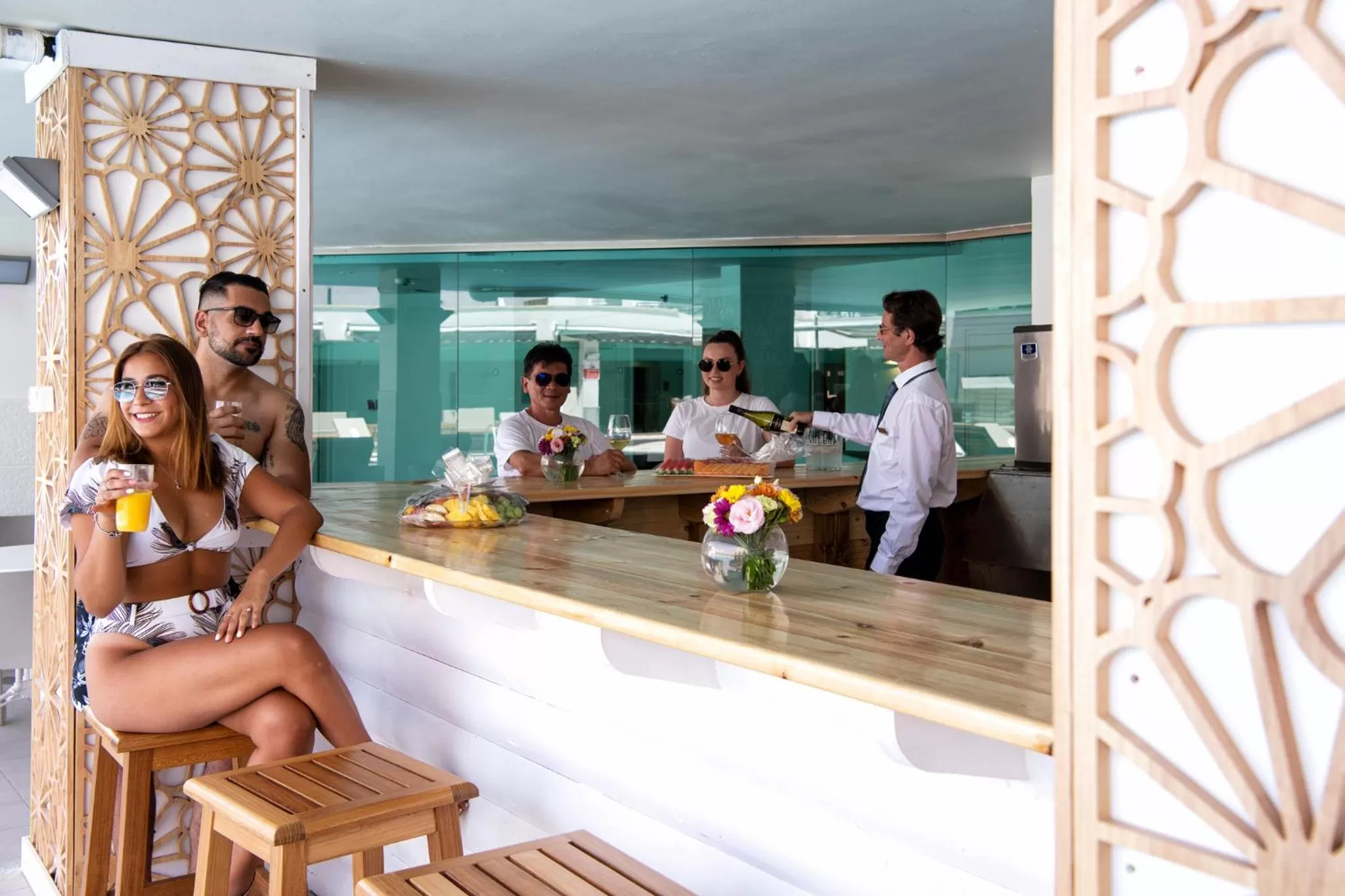 Lounge or bar in Brown Lighthouse Eilat, a member of Brown Hotels