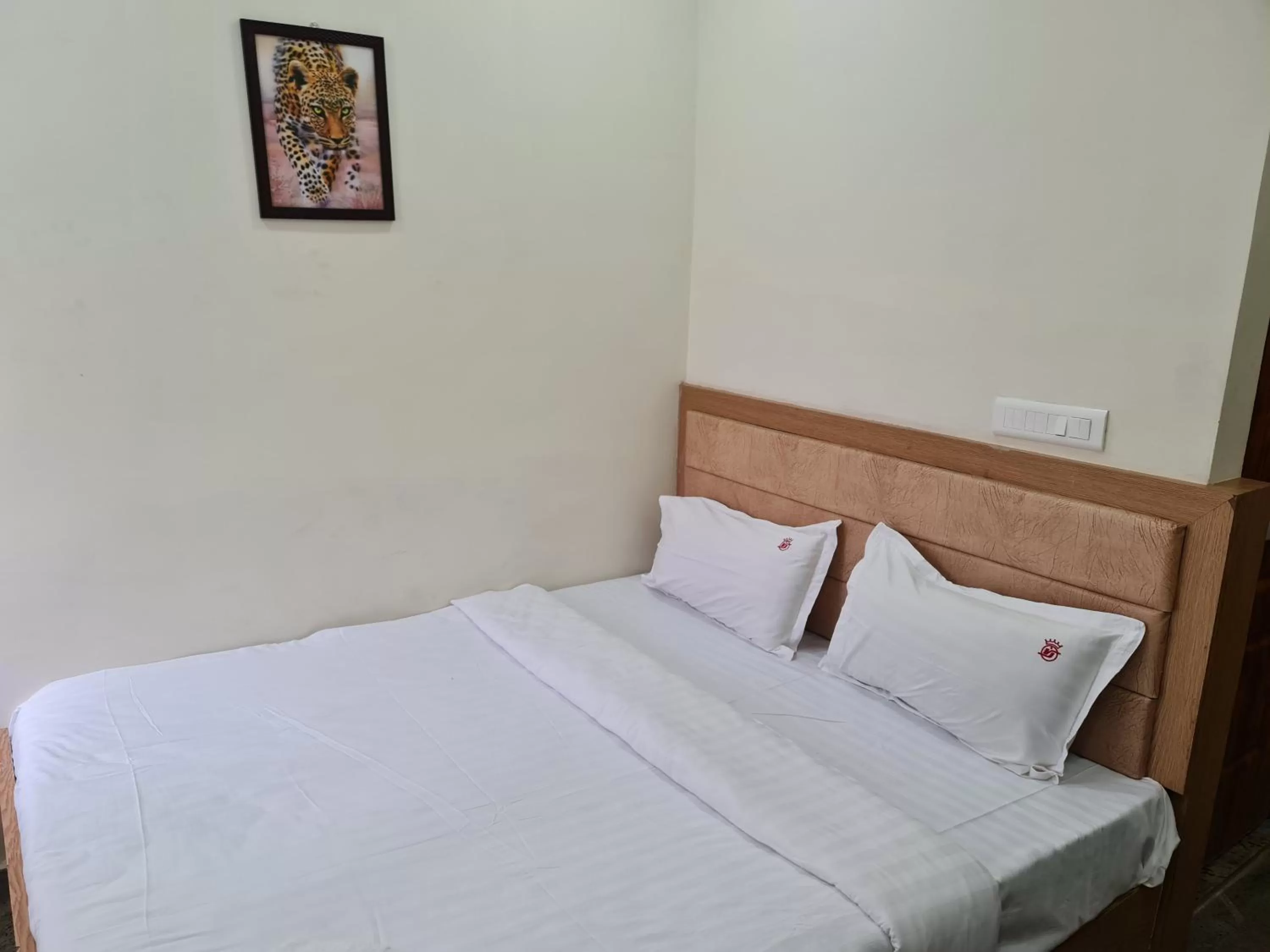 Bed in Vijay Shree Inn