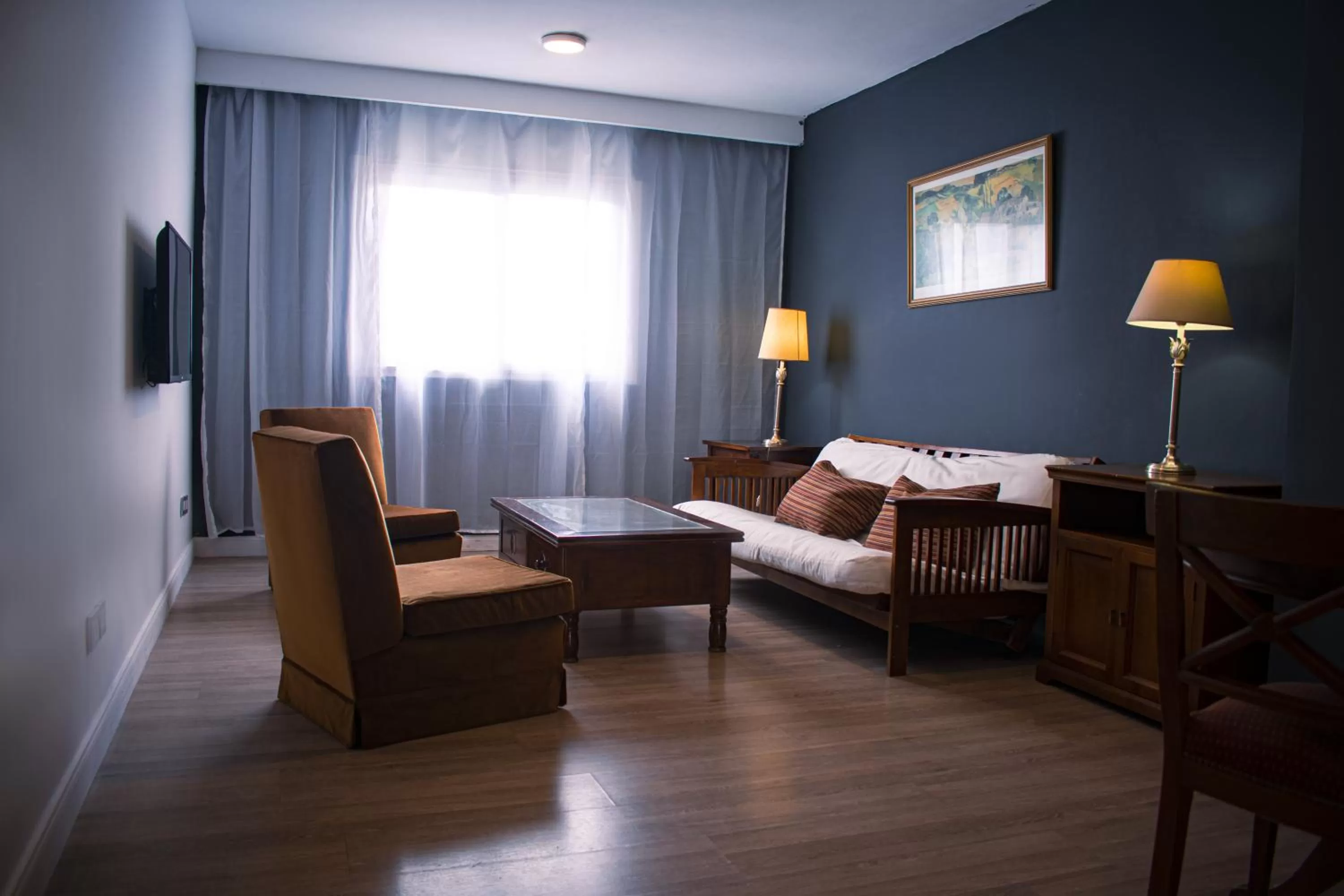 Living room, Bed in Gran Hotel Buenos Aires