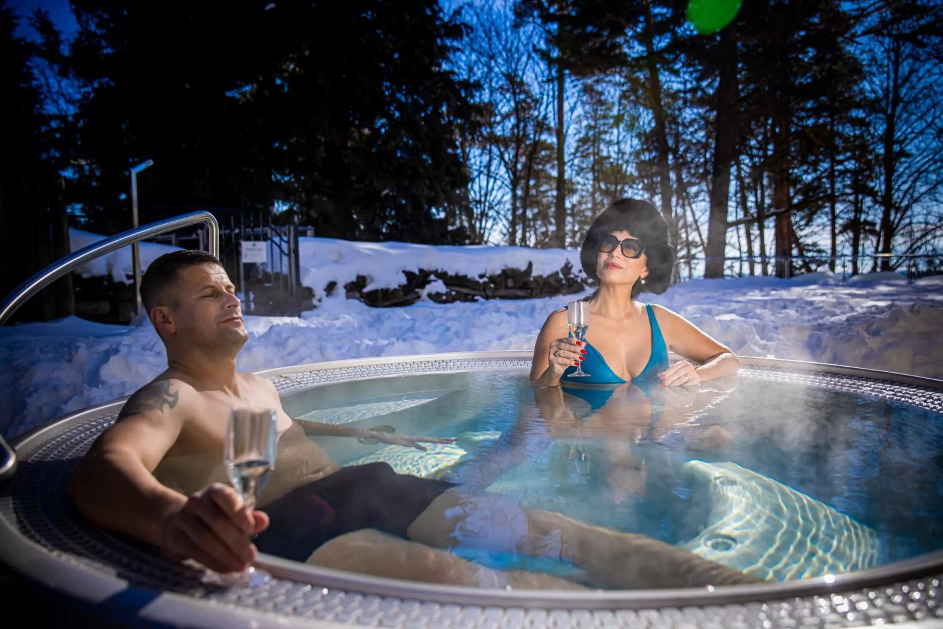 People in Grand Hotel Praha