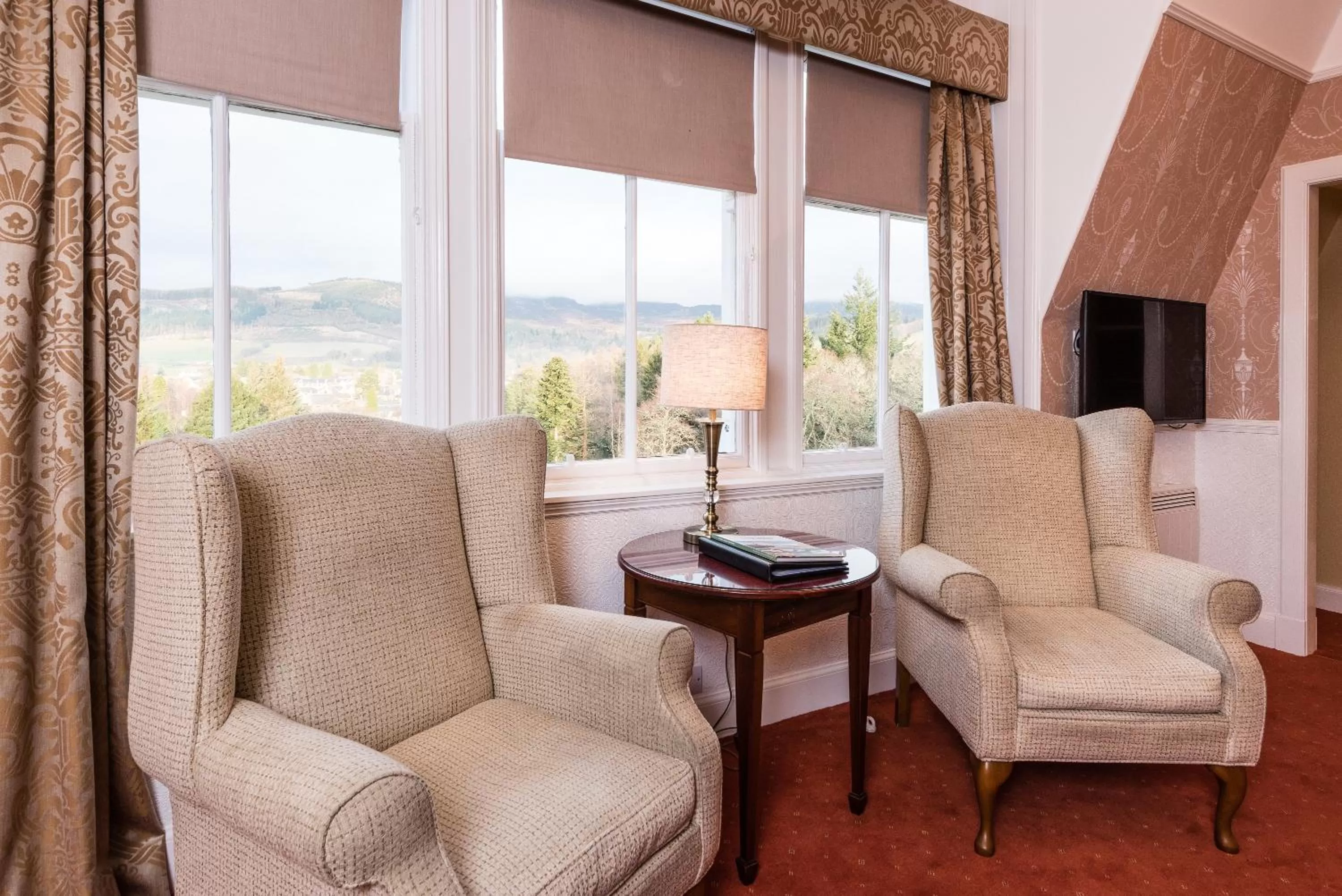 Seating area in The Atholl Palace