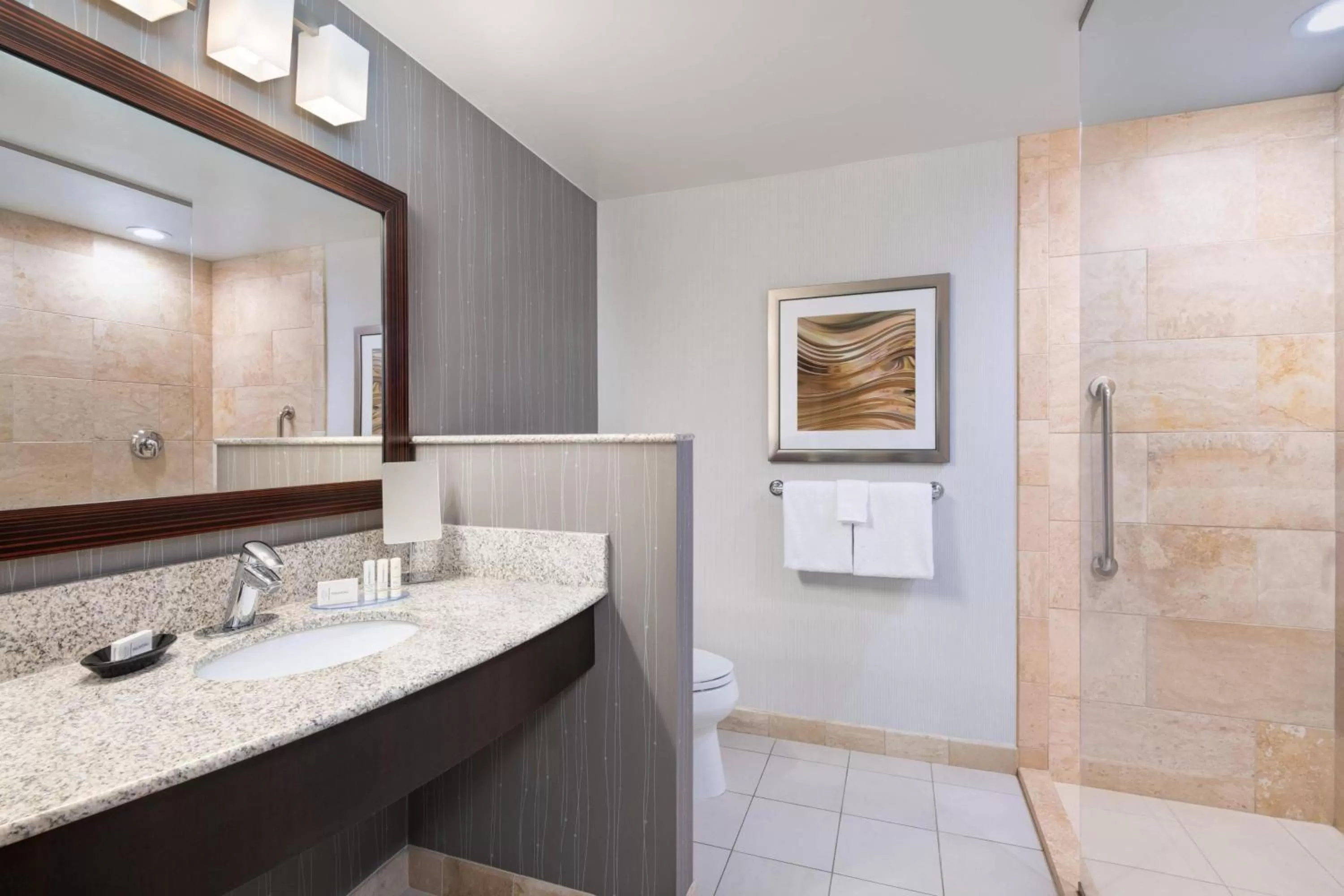 Bathroom in Courtyard by Marriott Pittsburgh Washington Meadow Lands