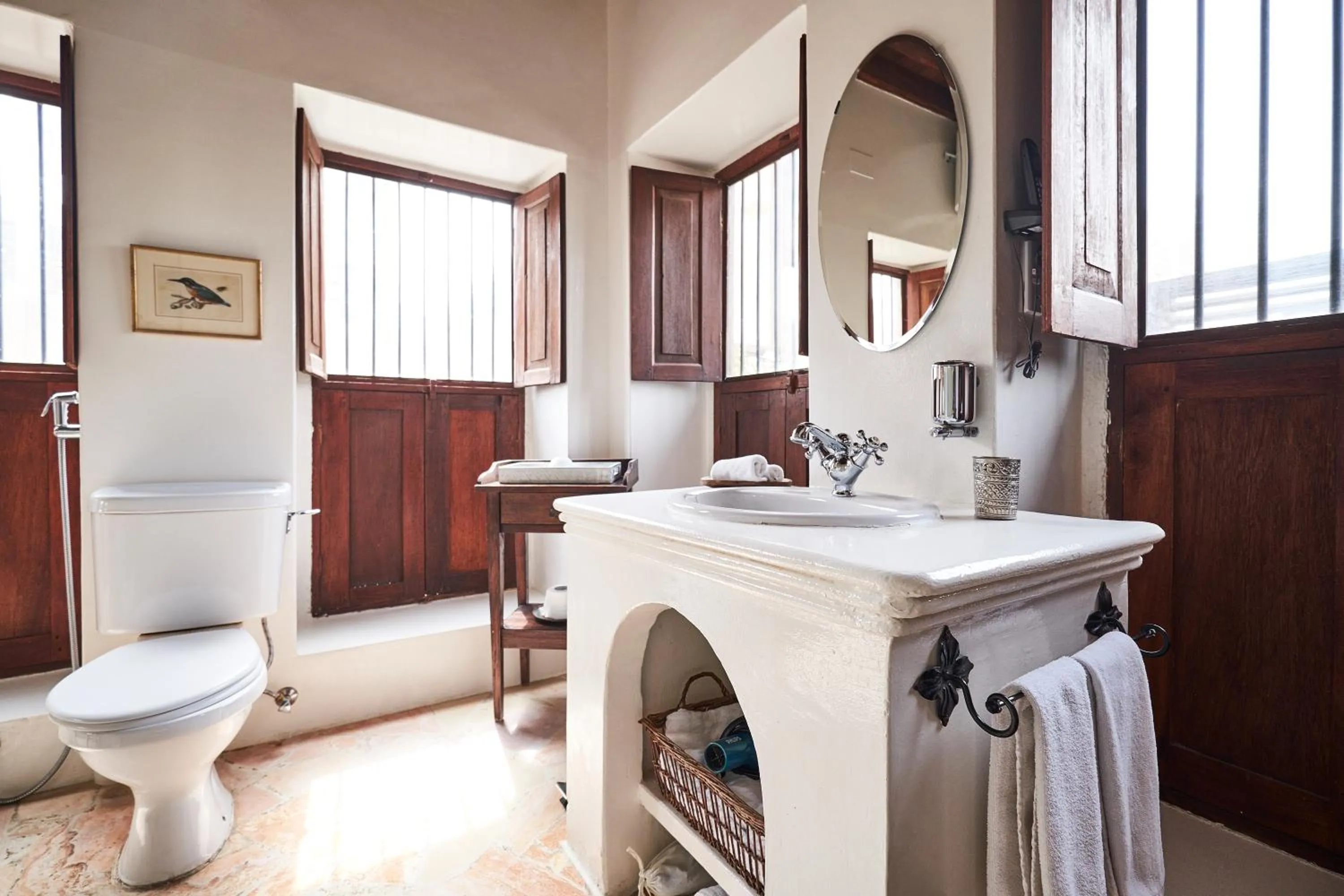 Bathroom in XVA Art Hotel